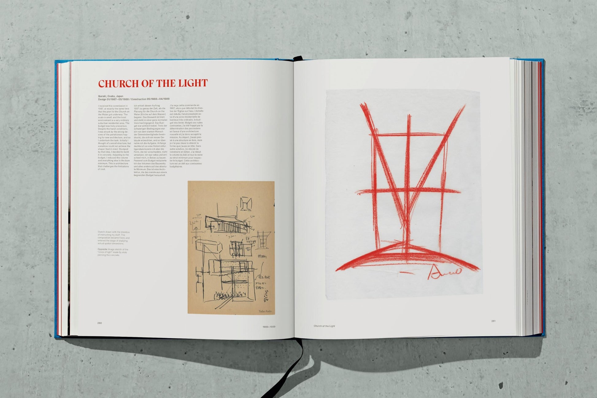 Tadao Ando. Sketches, Drawings, and Architecture (German, French, English)