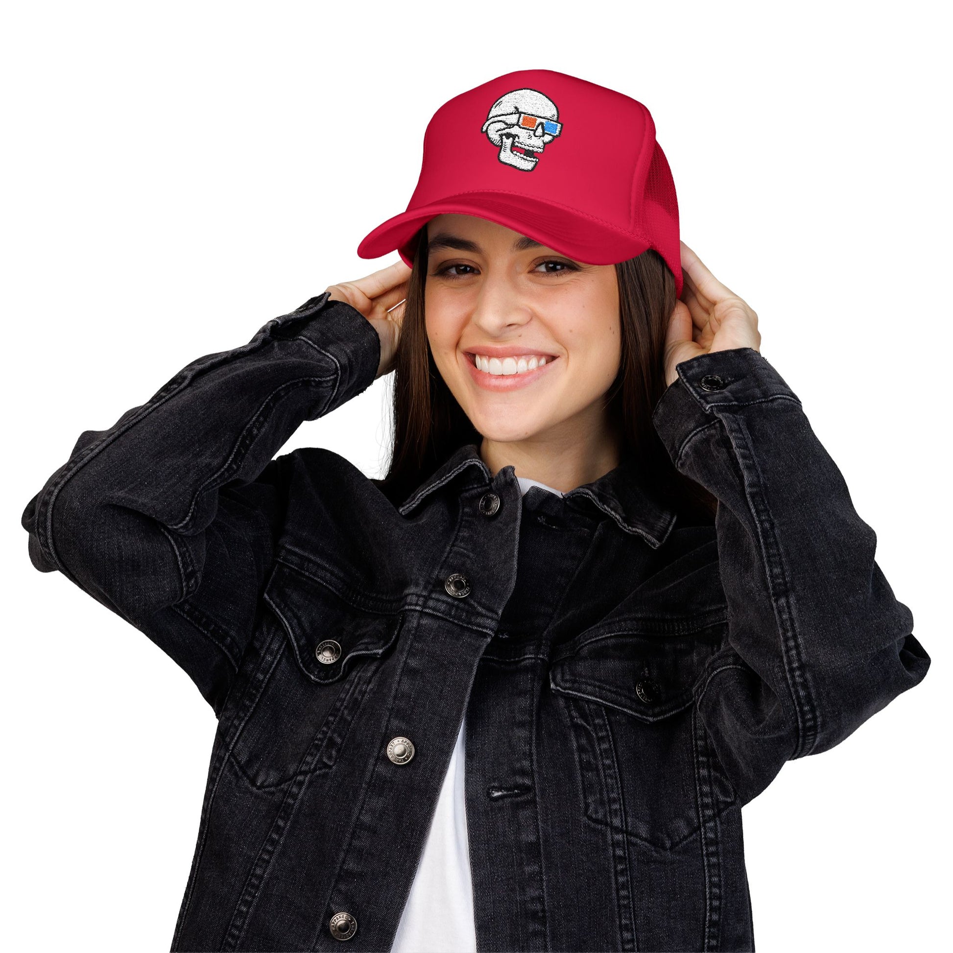 The Supersonic Skull Trucker Hat