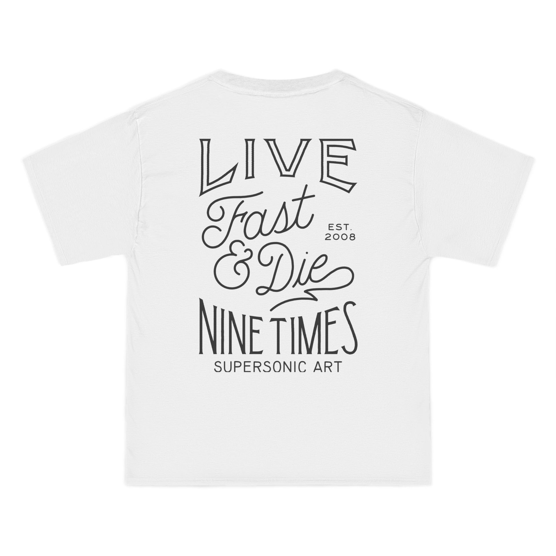 Live Fast Lettering Tee