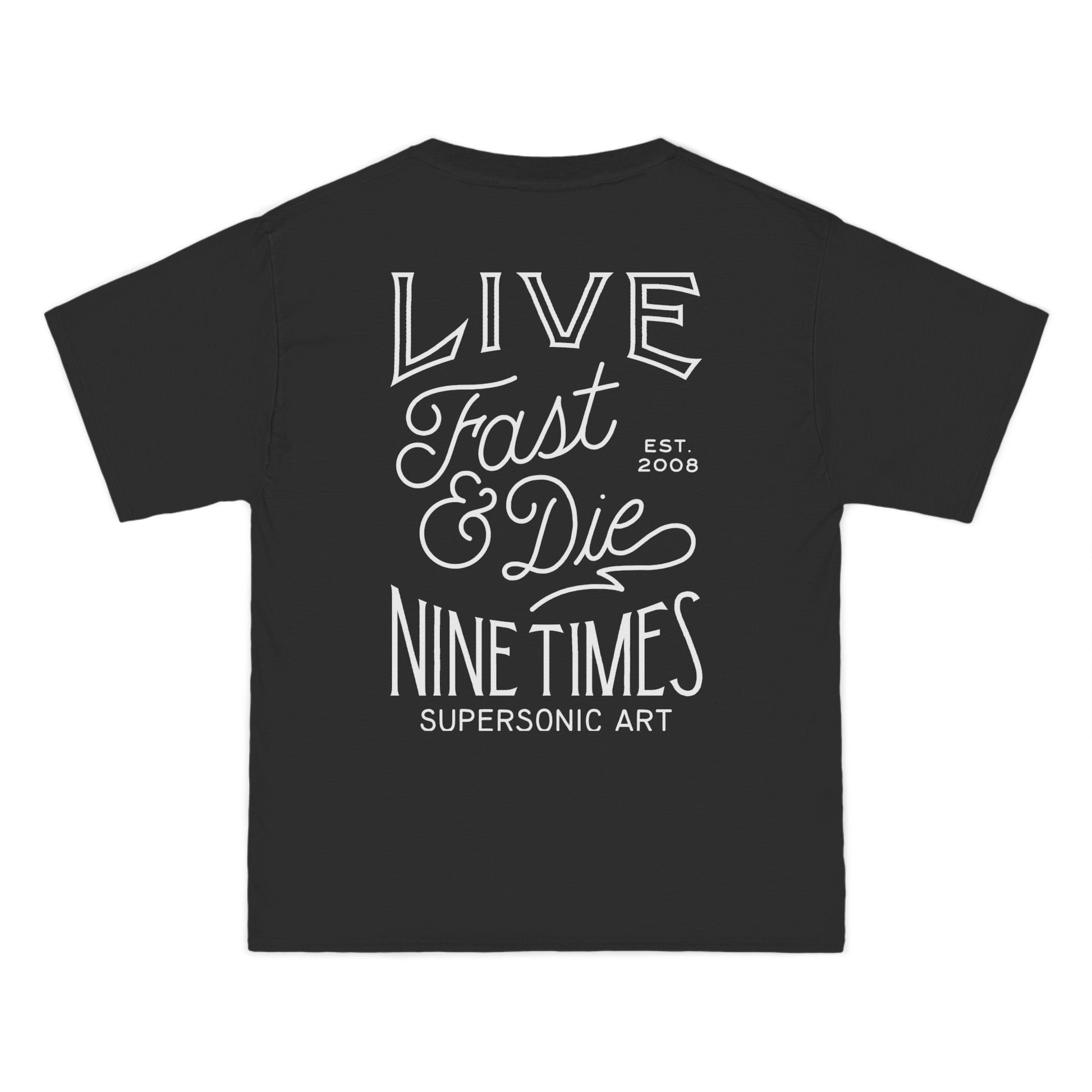 Live Fast Lettering Tee