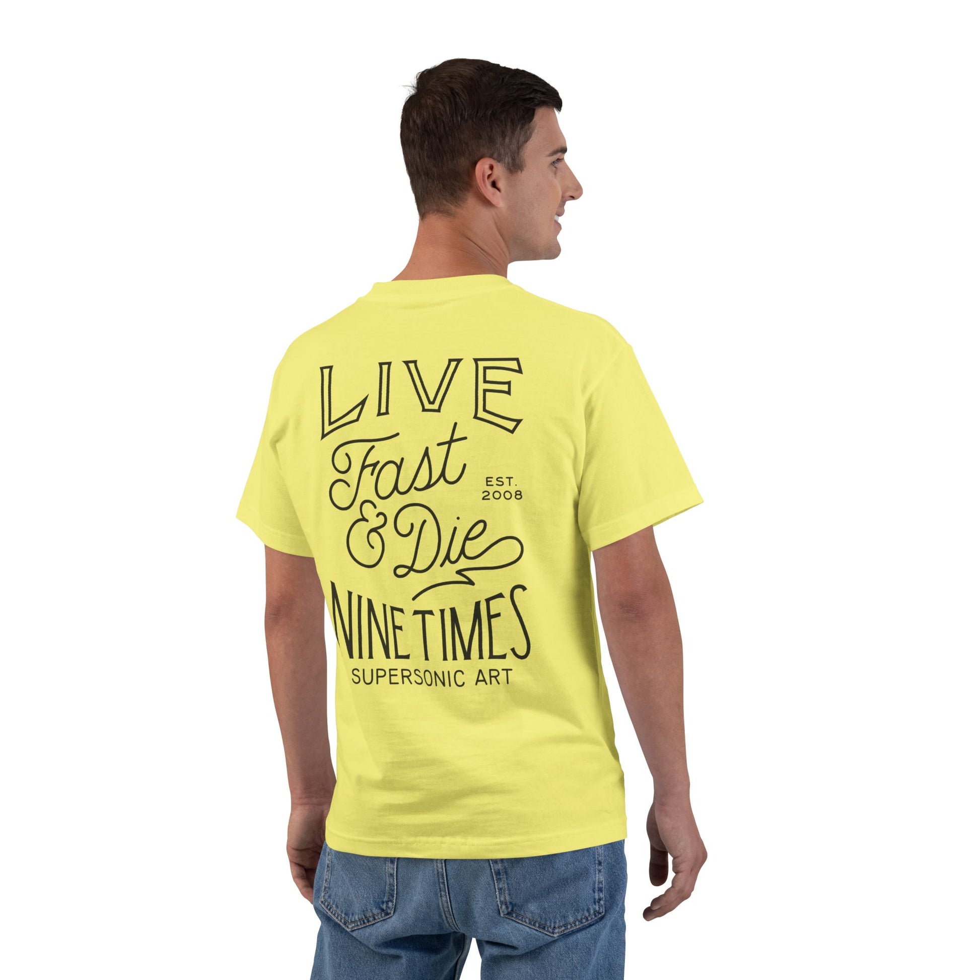 Live Fast Lettering Tee
