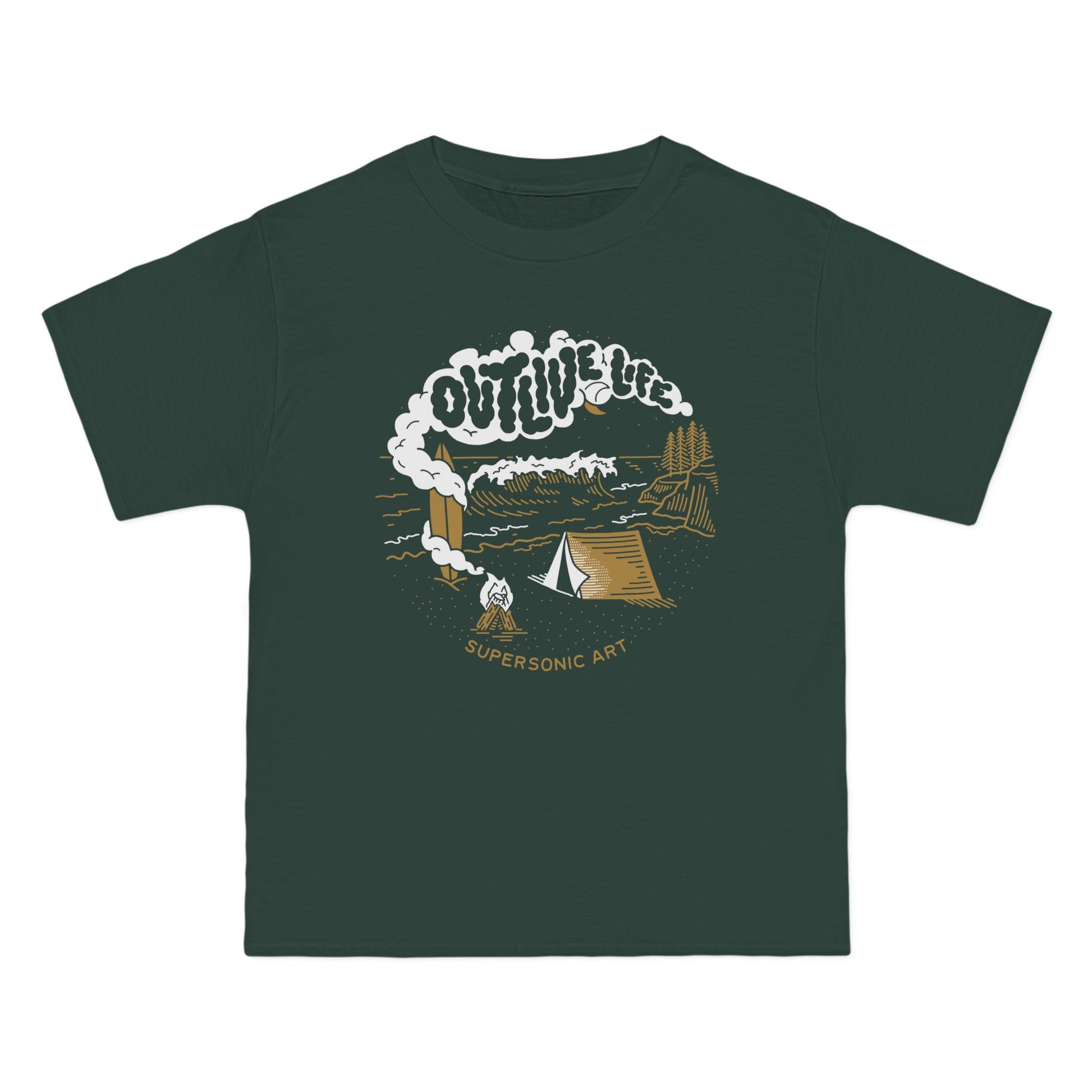 Supersonic Art's Outlive Life™ Beach Tee