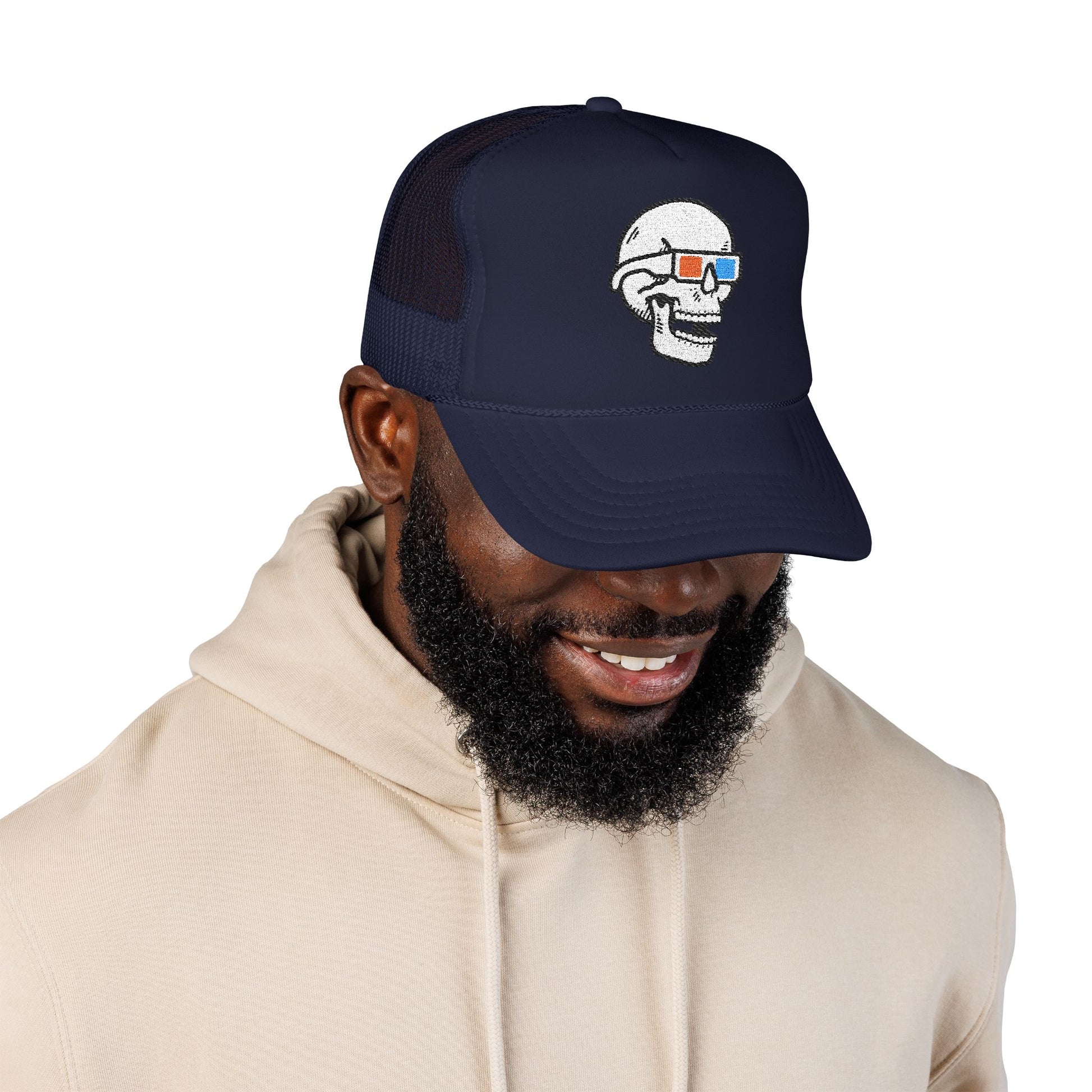 The Supersonic Skull Trucker Hat