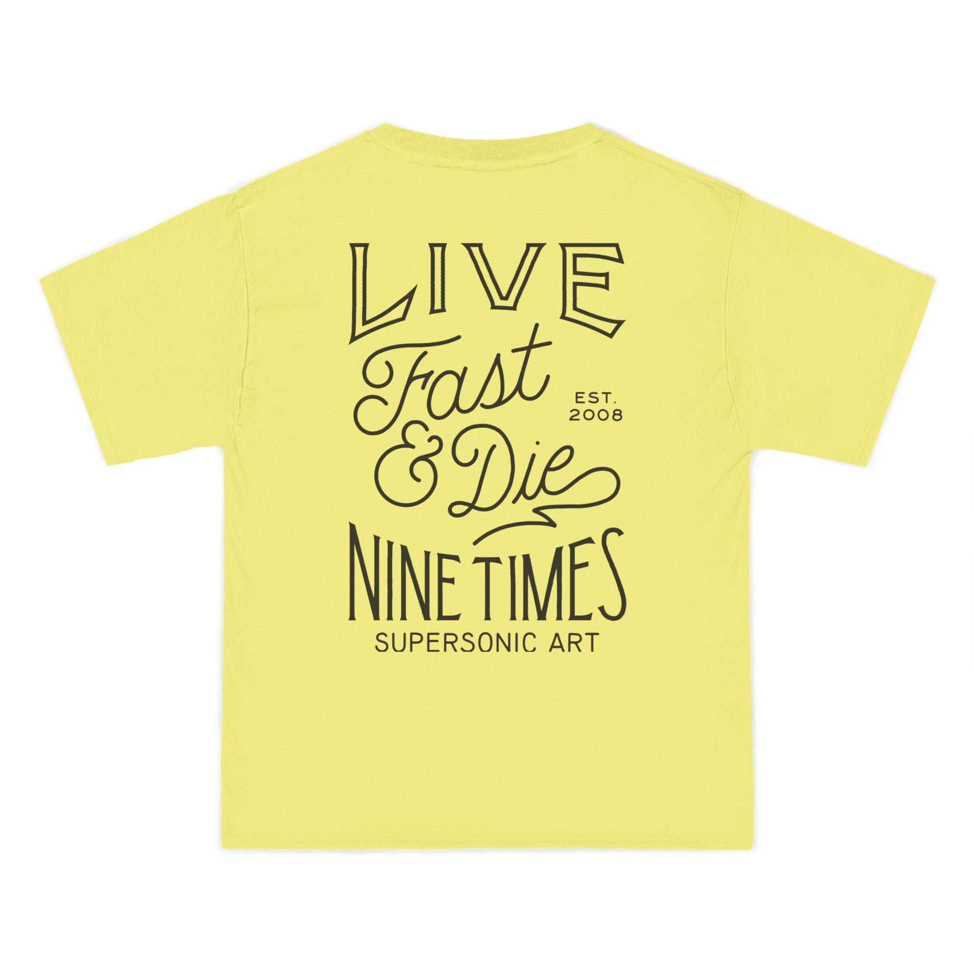Live Fast Lettering Tee