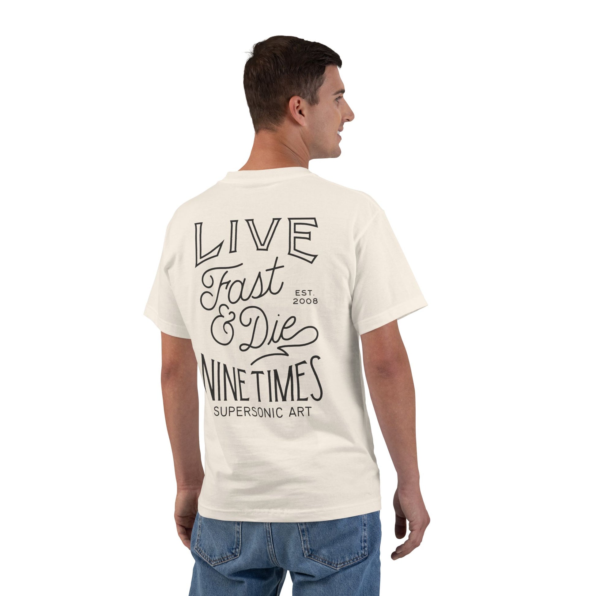 Live Fast Lettering Tee