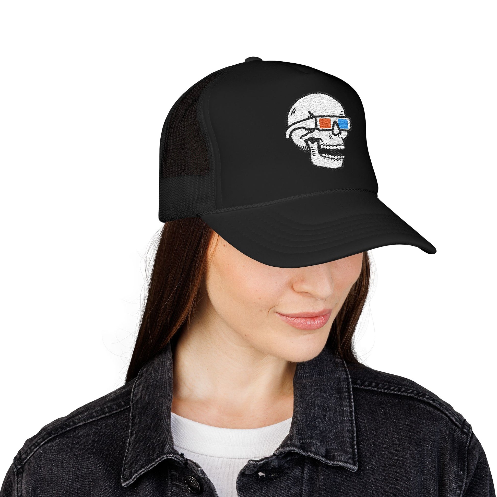 The Supersonic Skull Trucker Hat