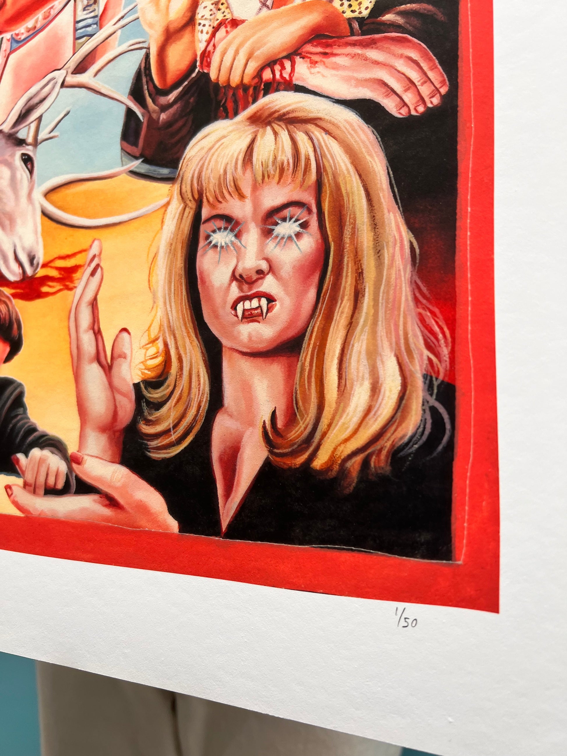 Twin Peaks - Limited Edition Archival Giclée Print from Static Medium by Heavy J