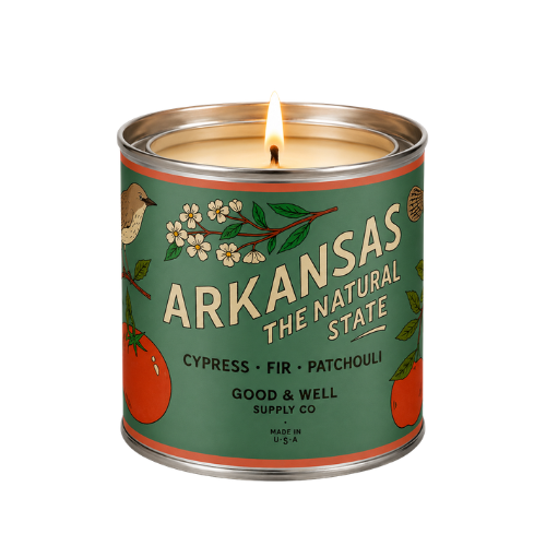 Arkansas State Candle