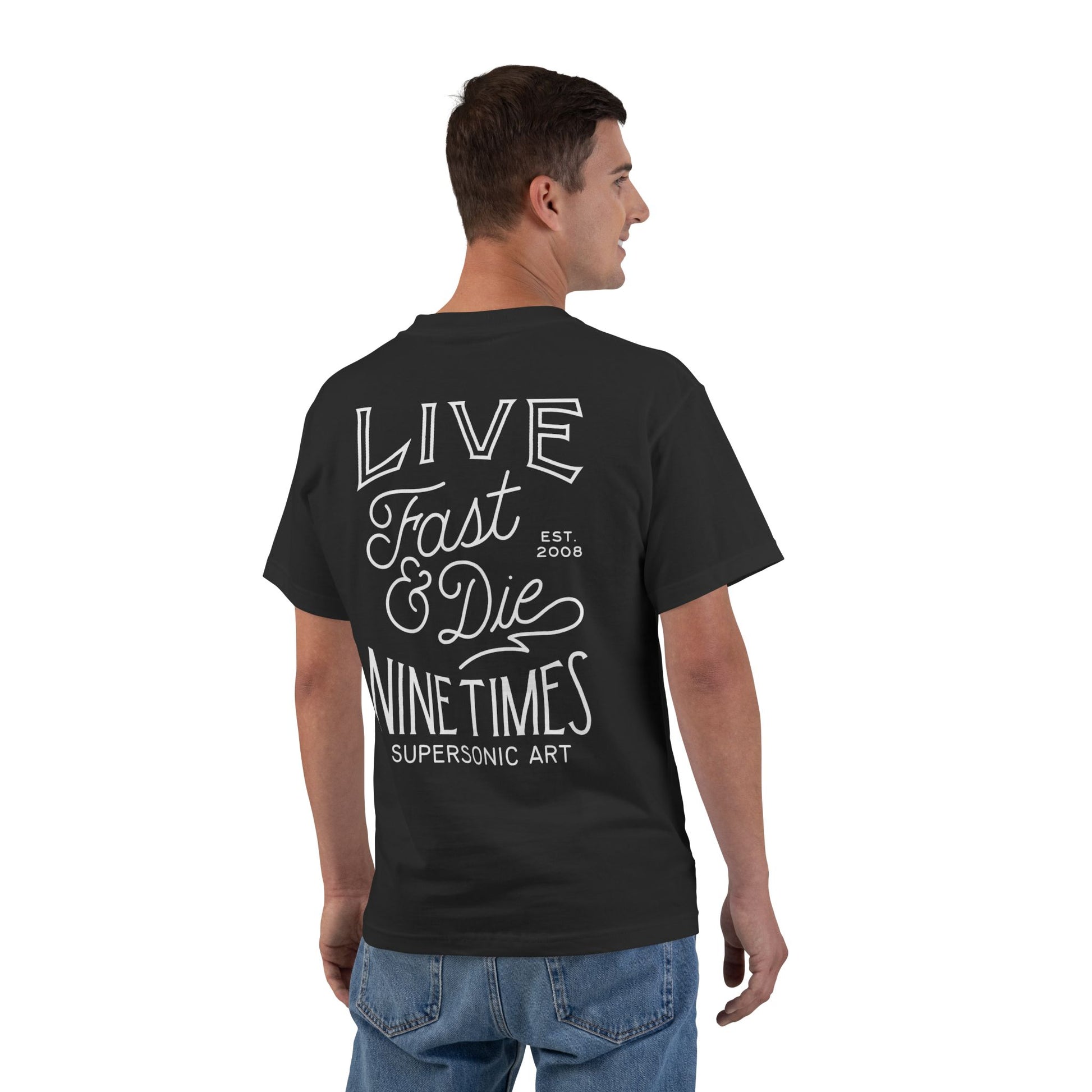 Live Fast Lettering Tee