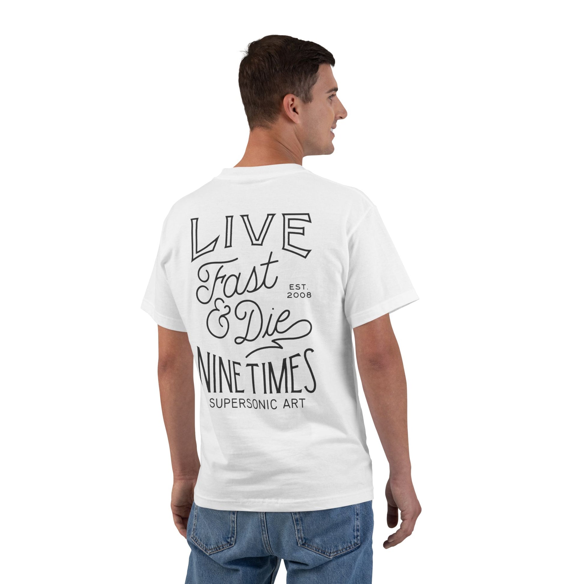 Live Fast Lettering Tee