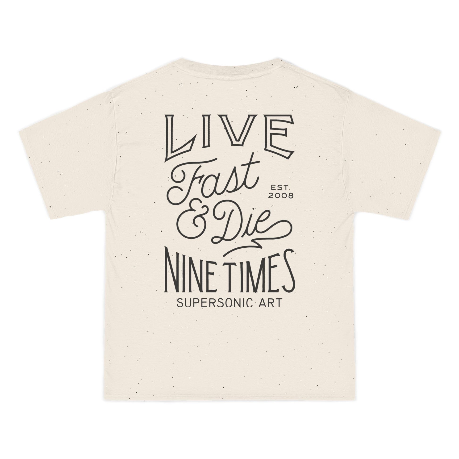 Live Fast Lettering Tee