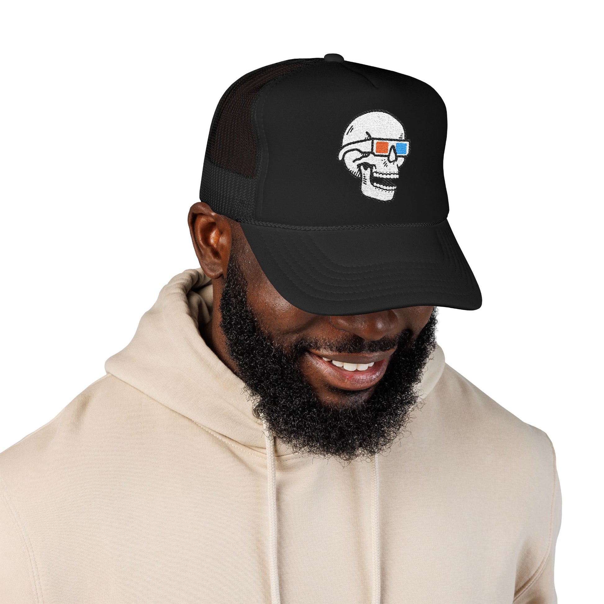 The Supersonic Skull Trucker Hat