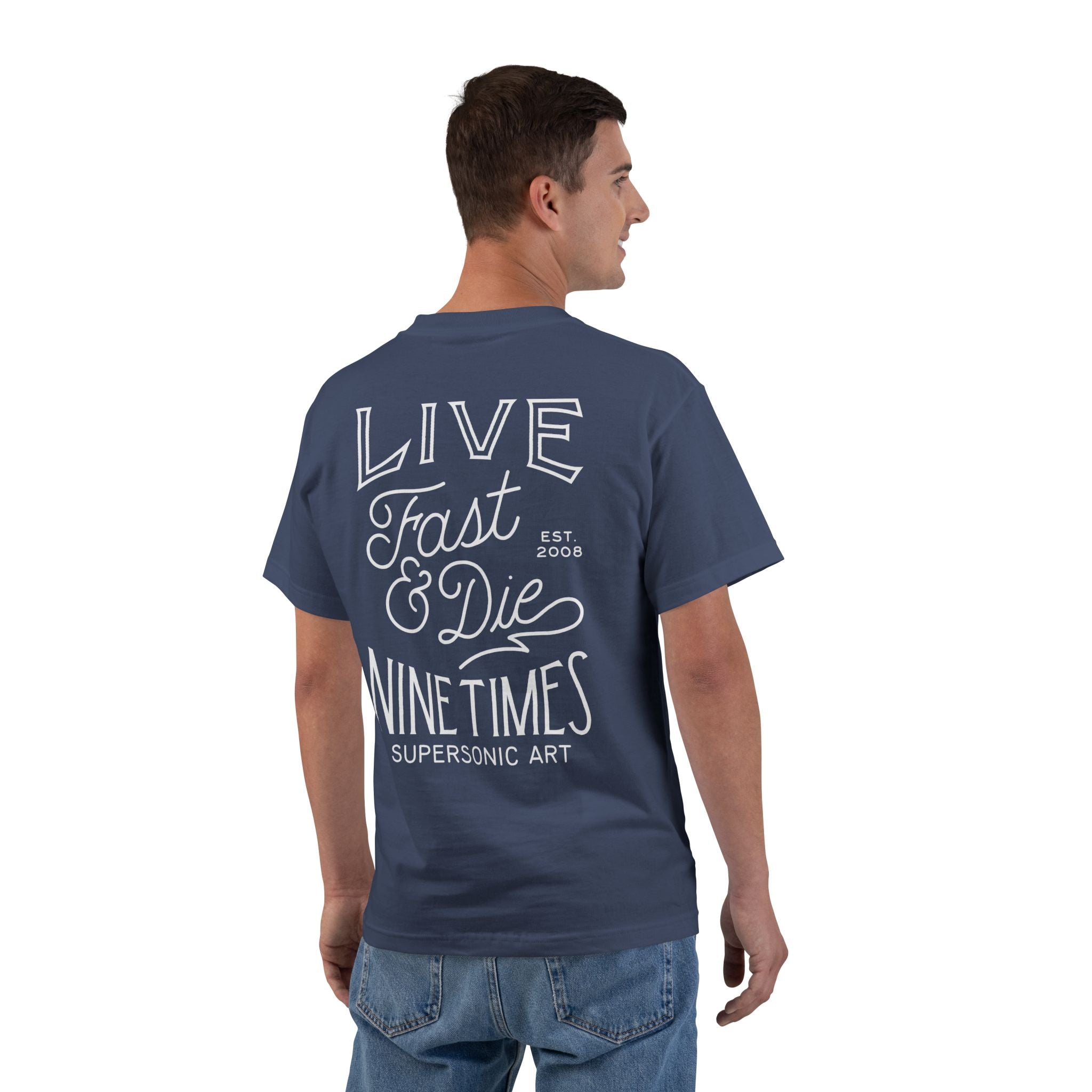Live Fast Lettering Tee