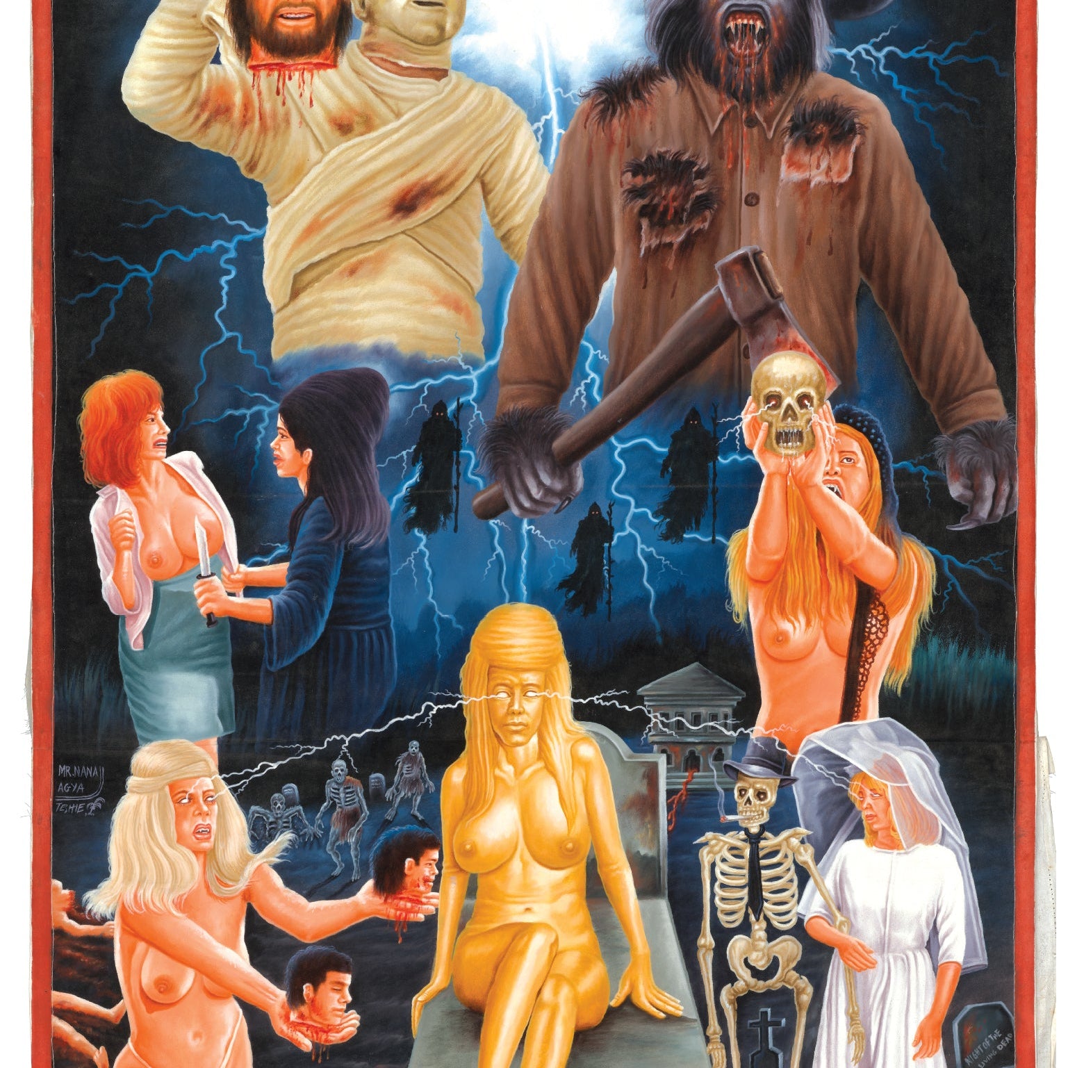 ORGY OF THE DEAD (High Quality Print) - Mr. Nana Agyq