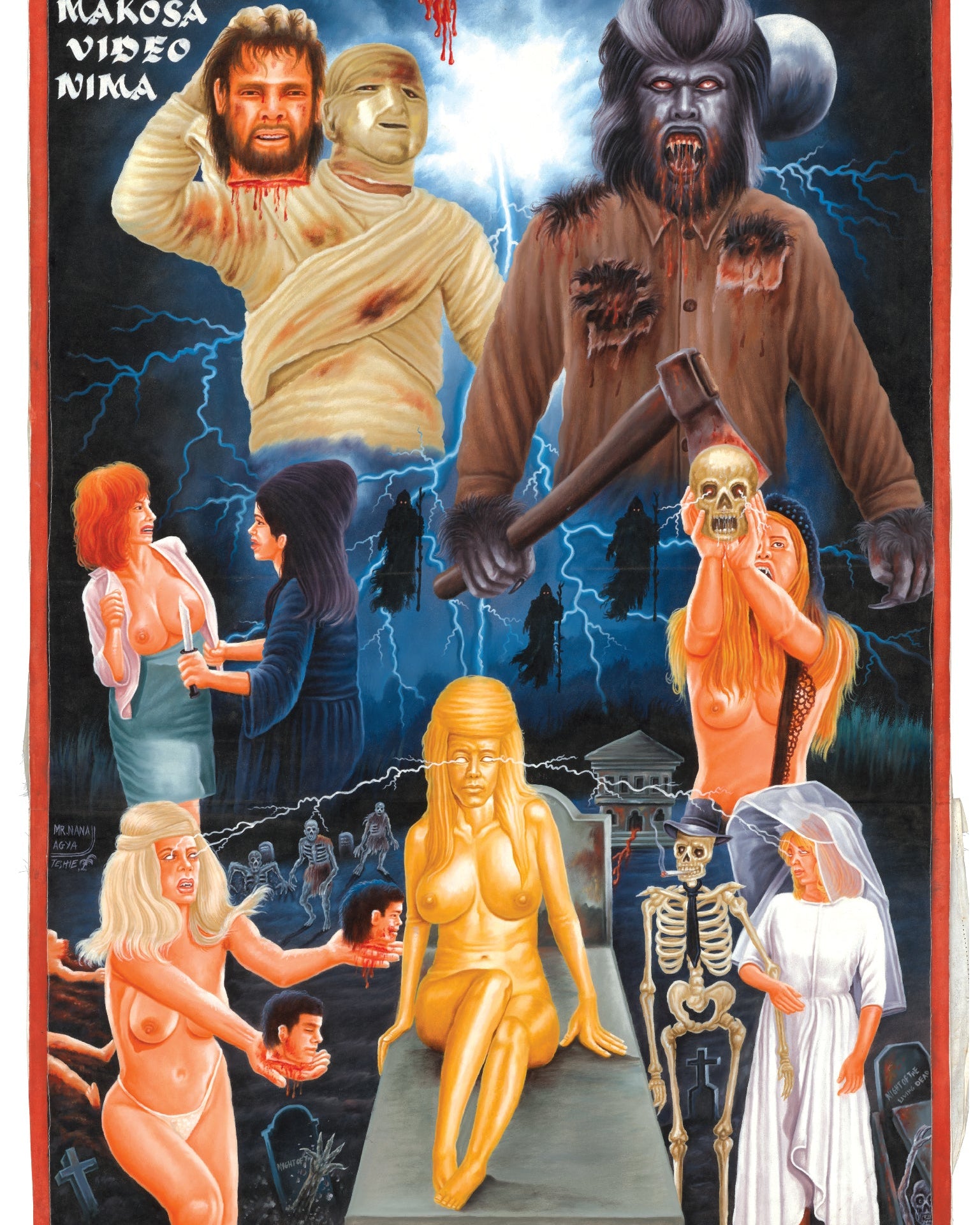 ORGY OF THE DEAD (High Quality Print) - Mr. Nana Agyq