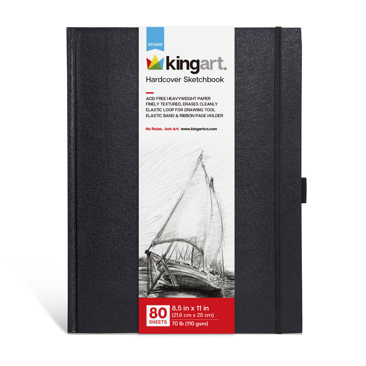 Hardcover Sketchbook 8.5x11 80 Pages