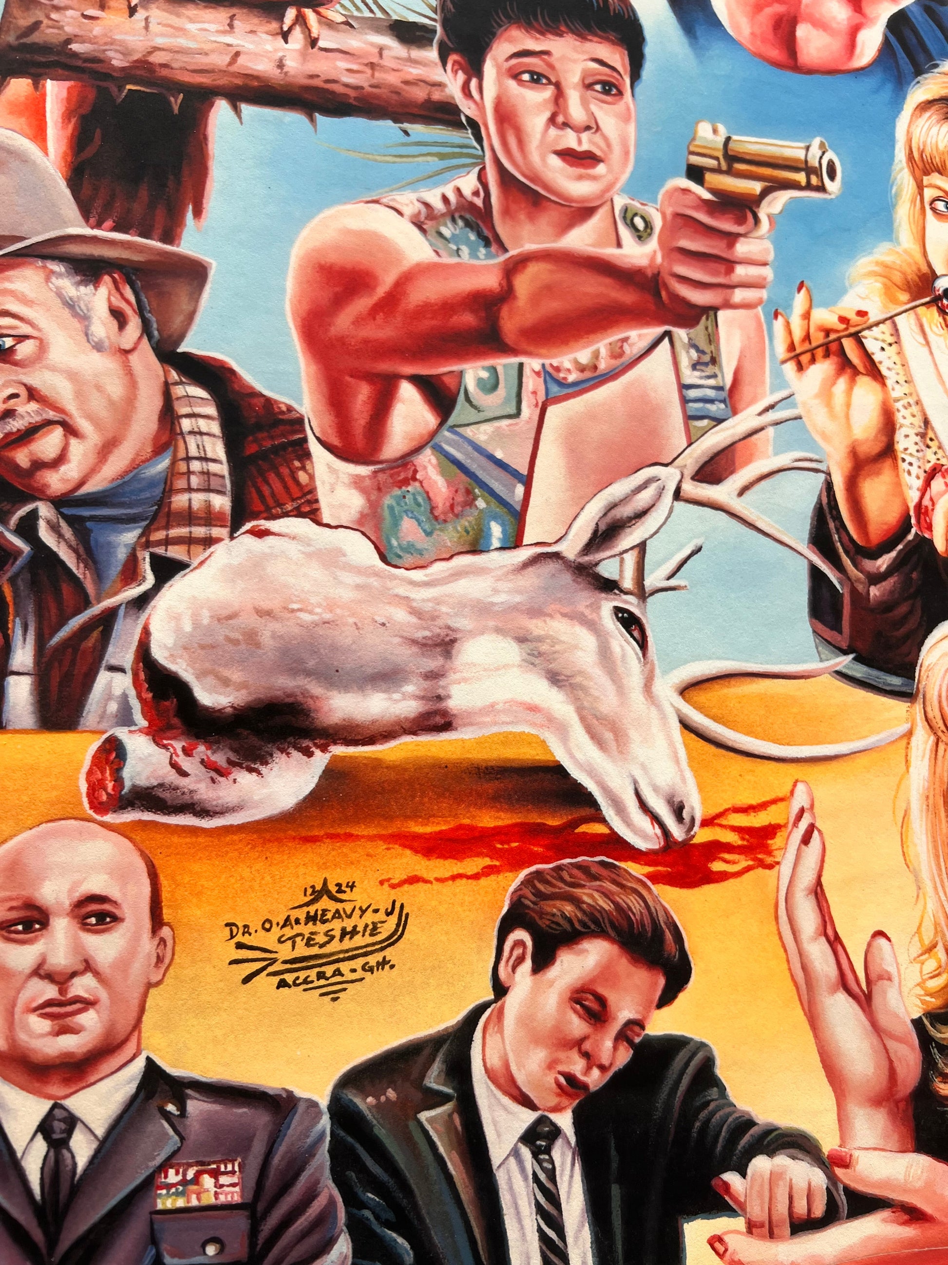 Twin Peaks - Limited Edition Archival Giclée Print from Static Medium by Heavy J