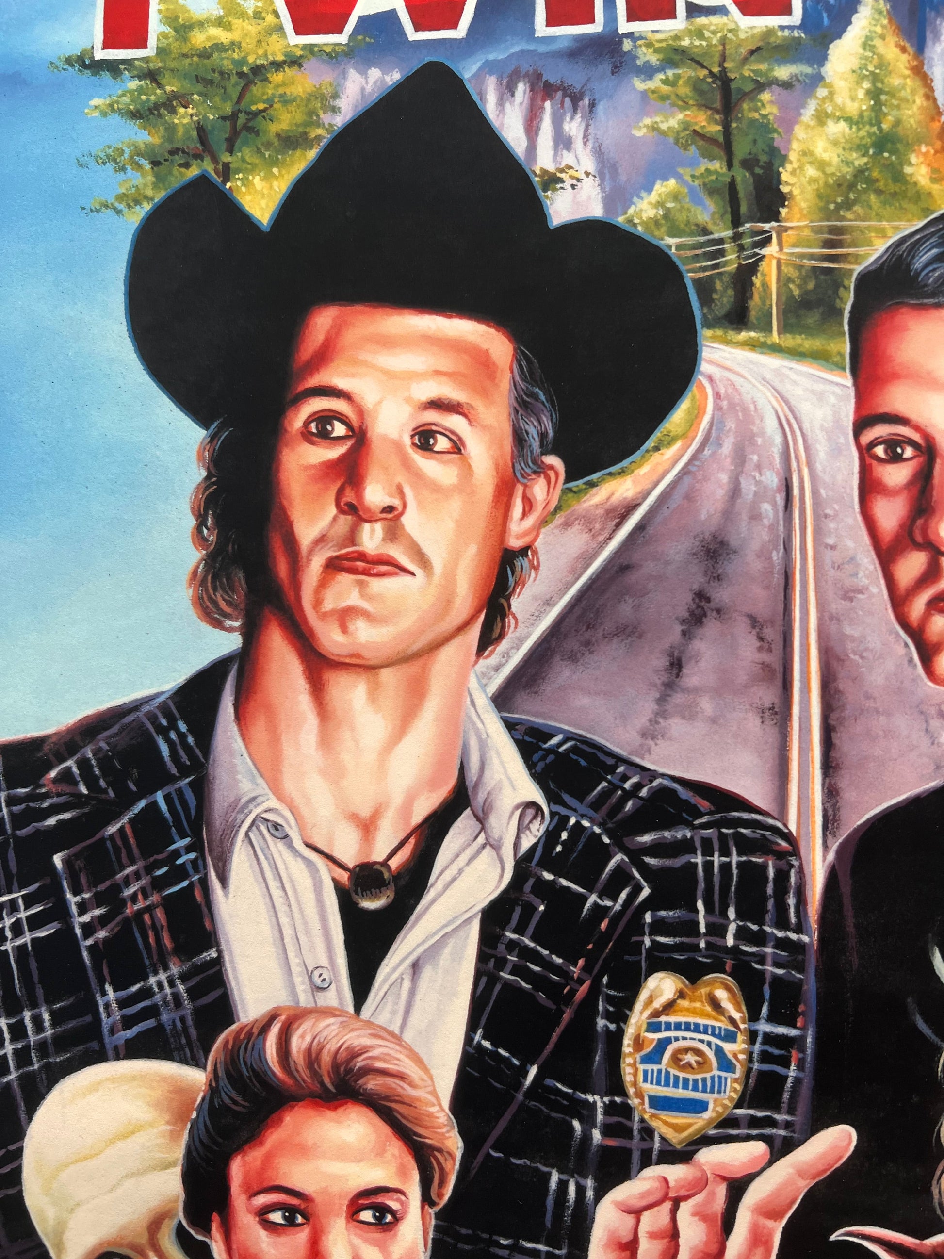 Twin Peaks - Limited Edition Archival Giclée Print from Static Medium by Heavy J