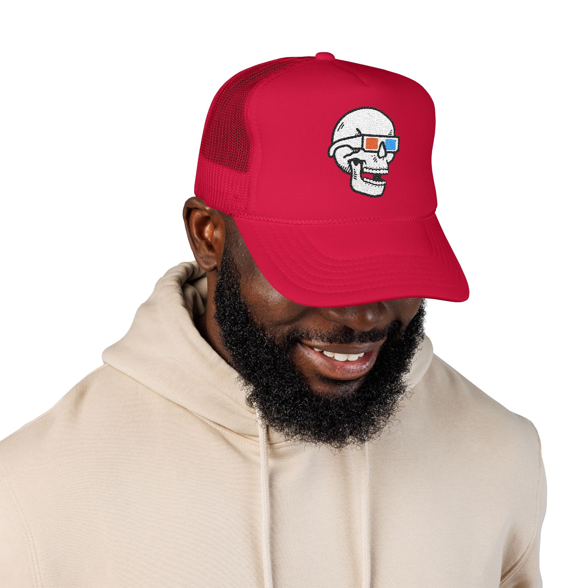 The Supersonic Skull Trucker Hat