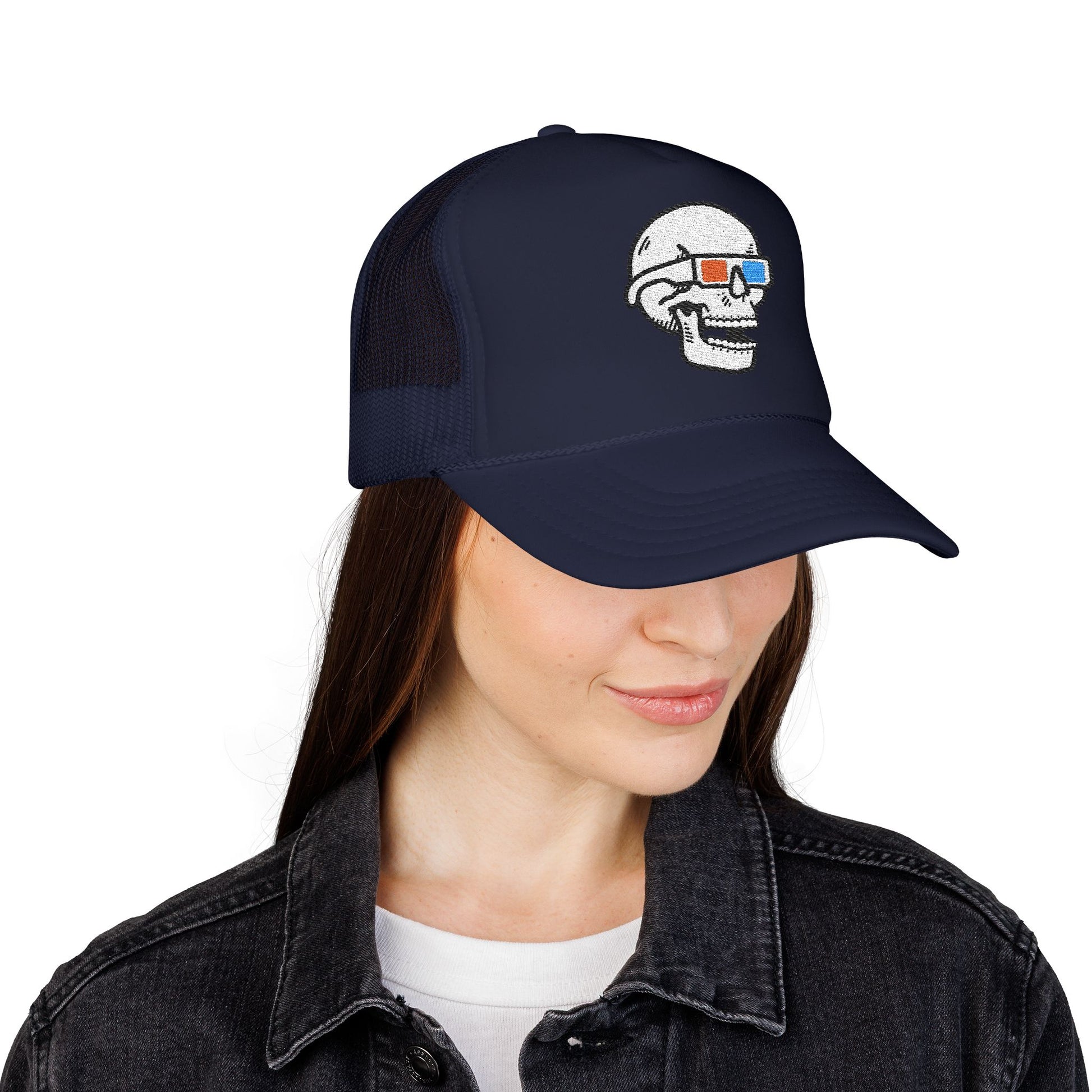The Supersonic Skull Trucker Hat