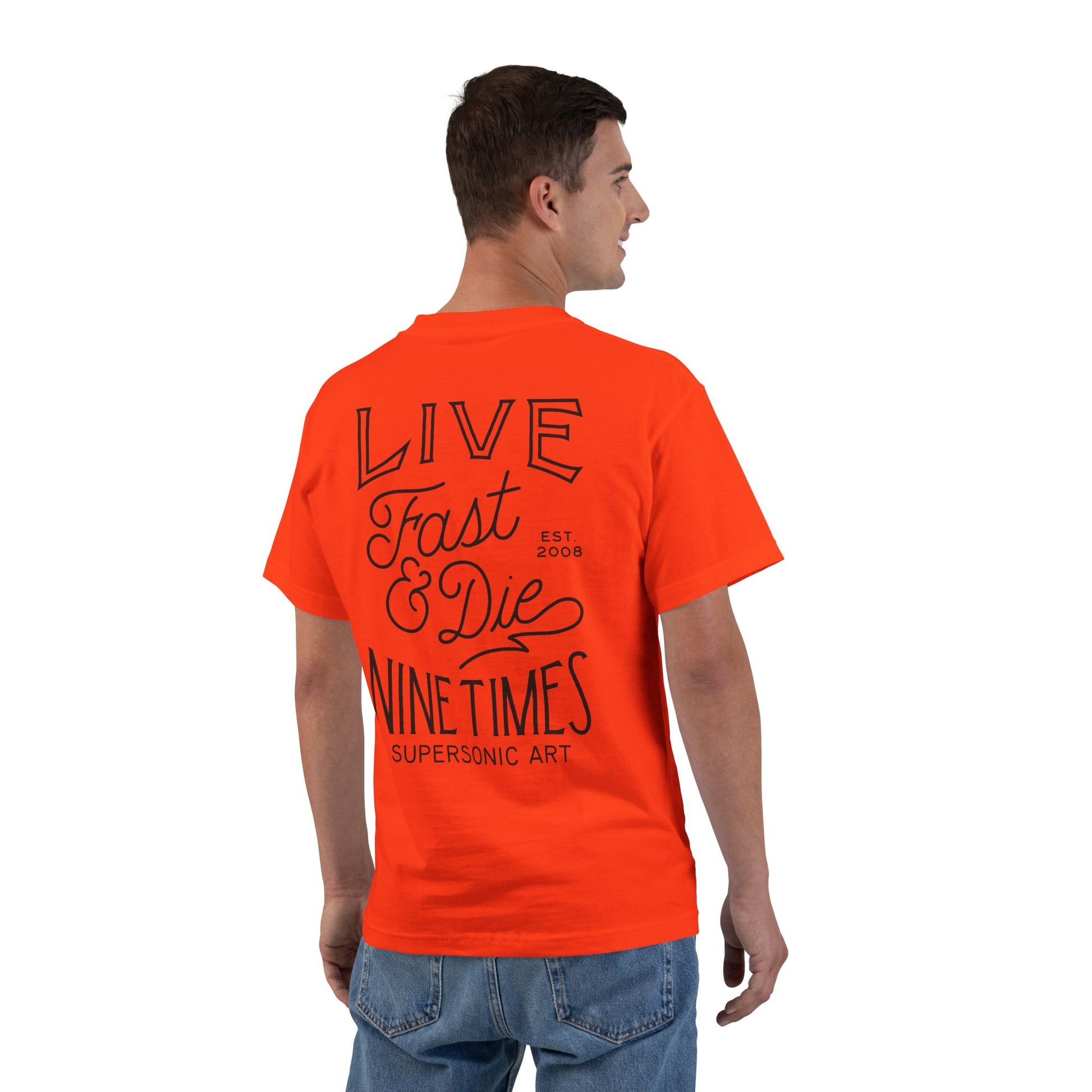 Live Fast Lettering Tee