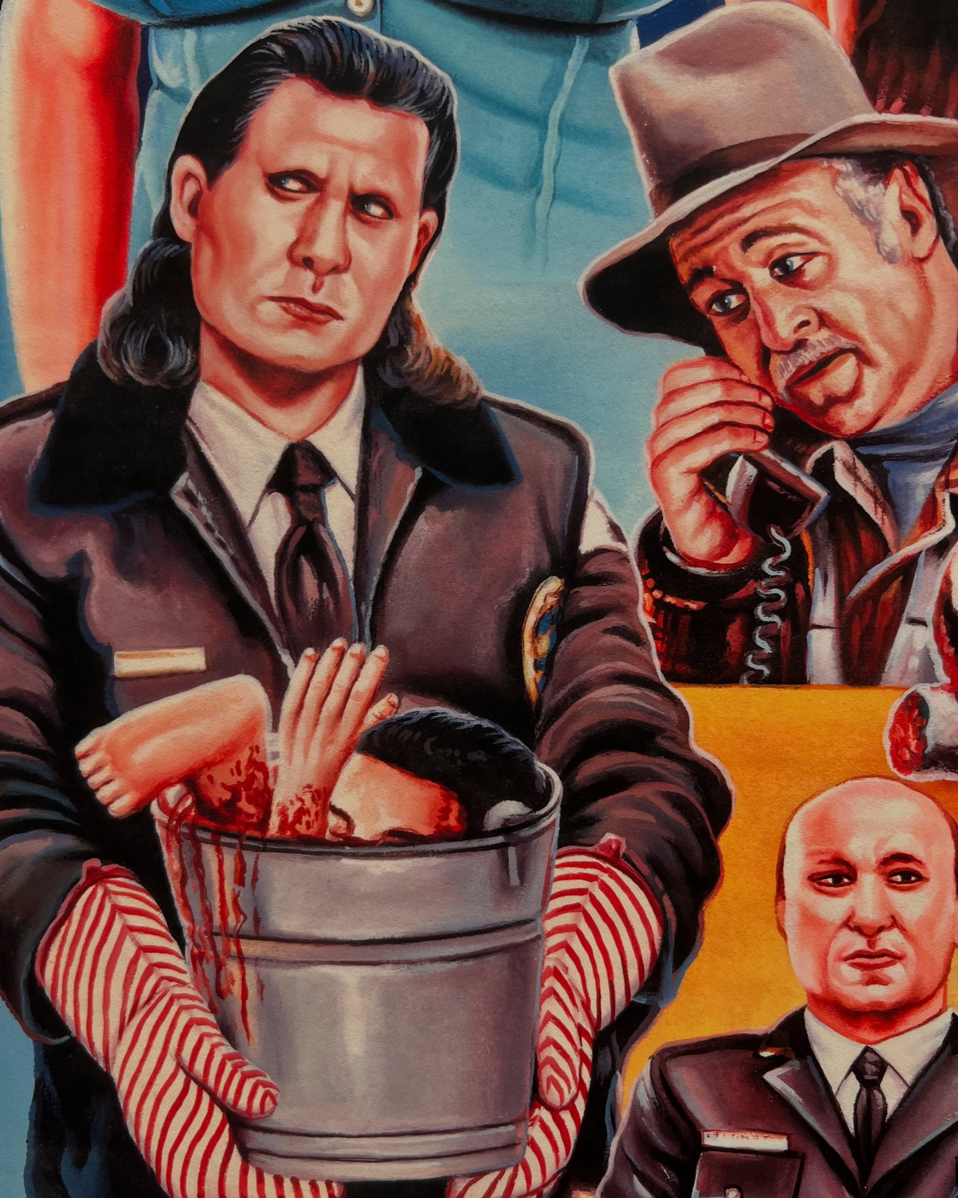 Twin Peaks - Limited Edition Archival Giclée Print from Static Medium by Heavy J