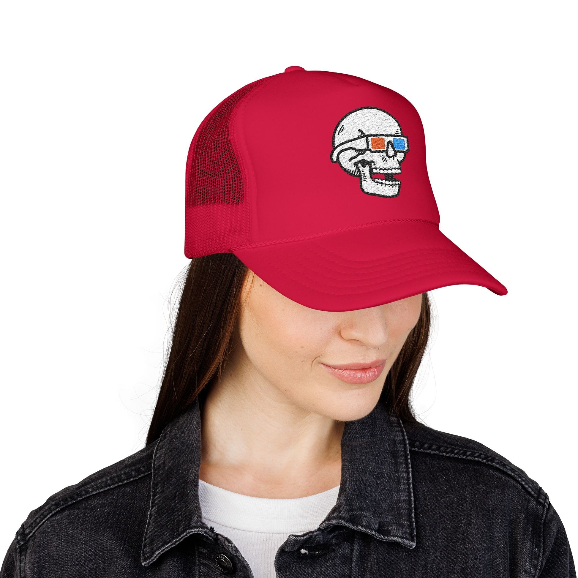 The Supersonic Skull Trucker Hat