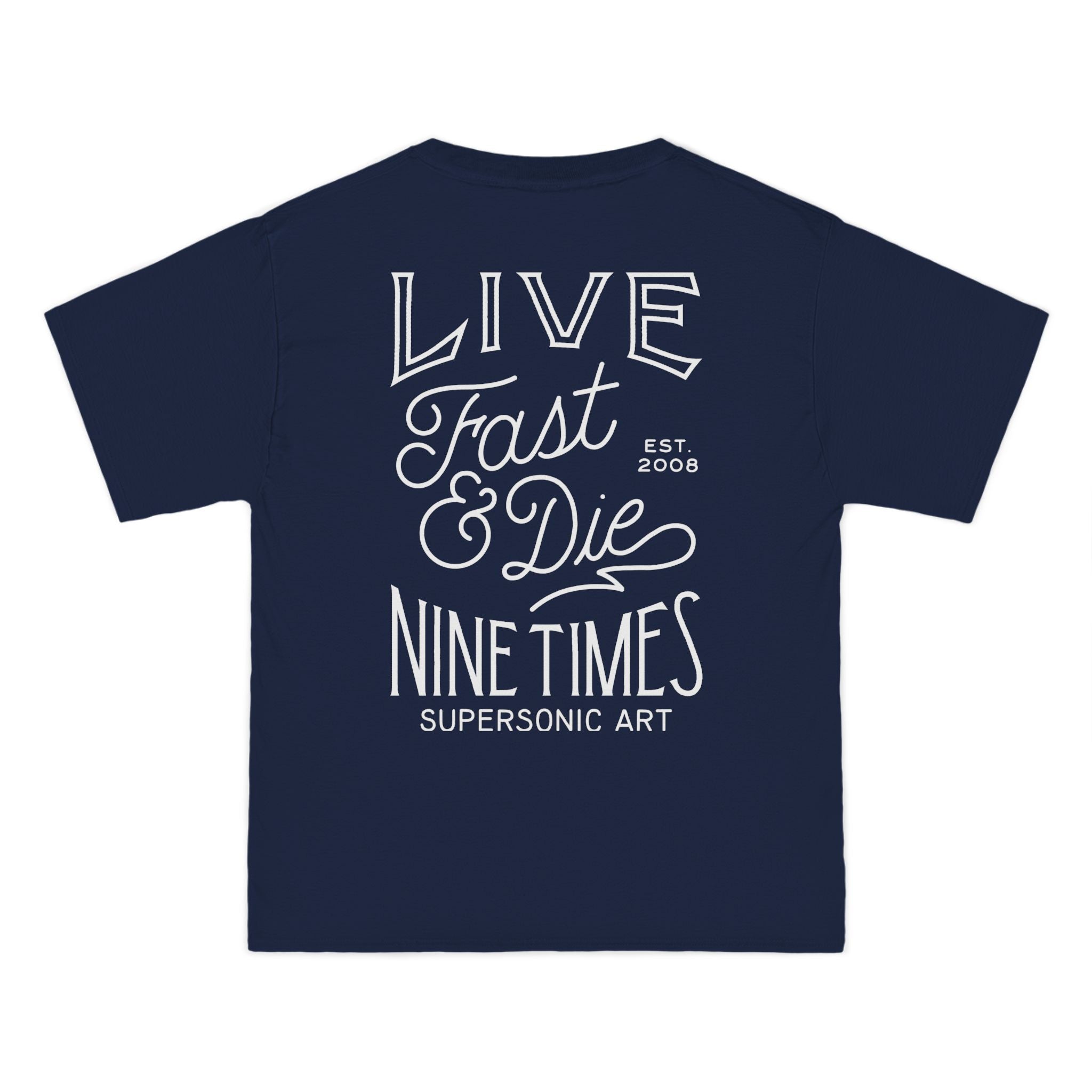 Live Fast Lettering Tee