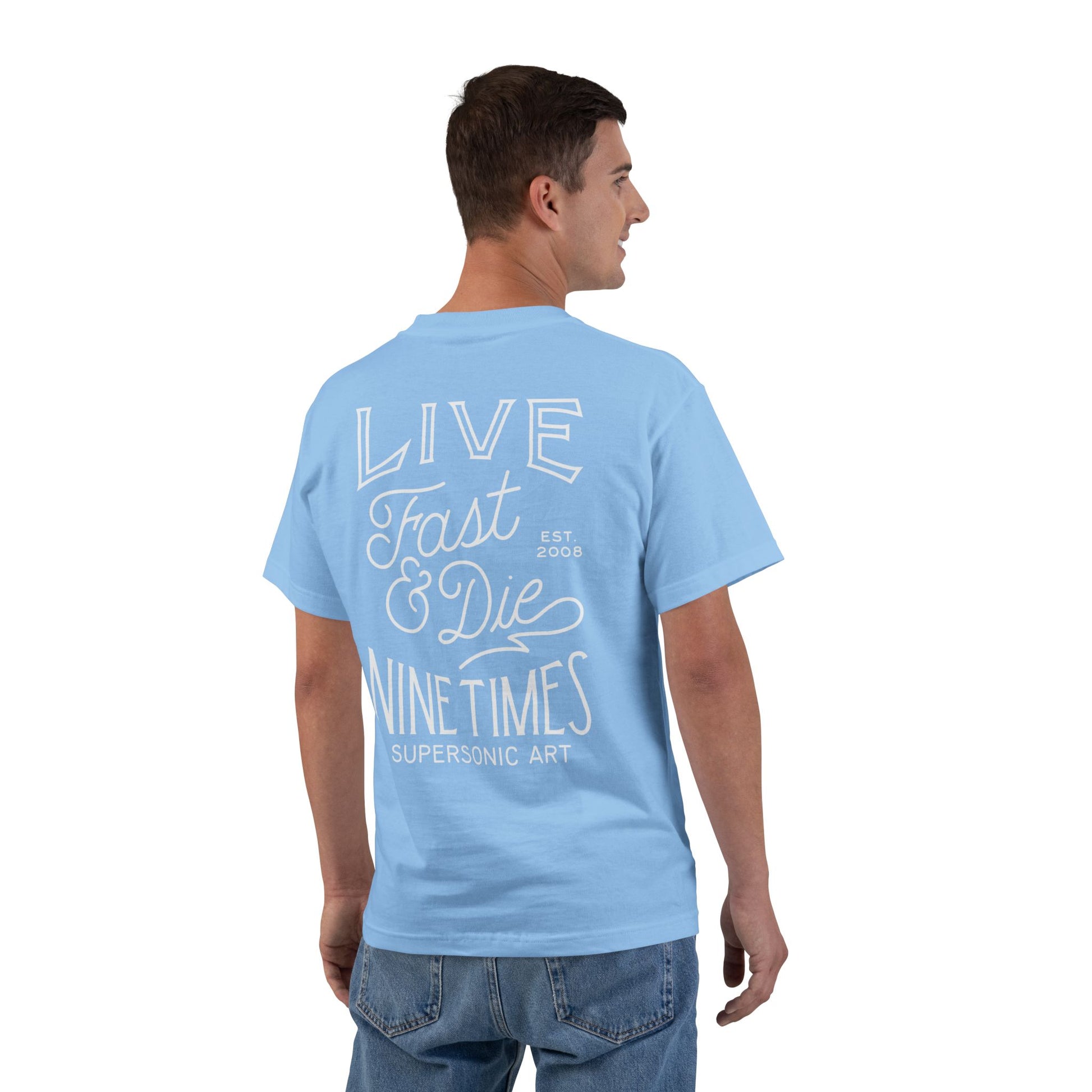 Live Fast Lettering Tee