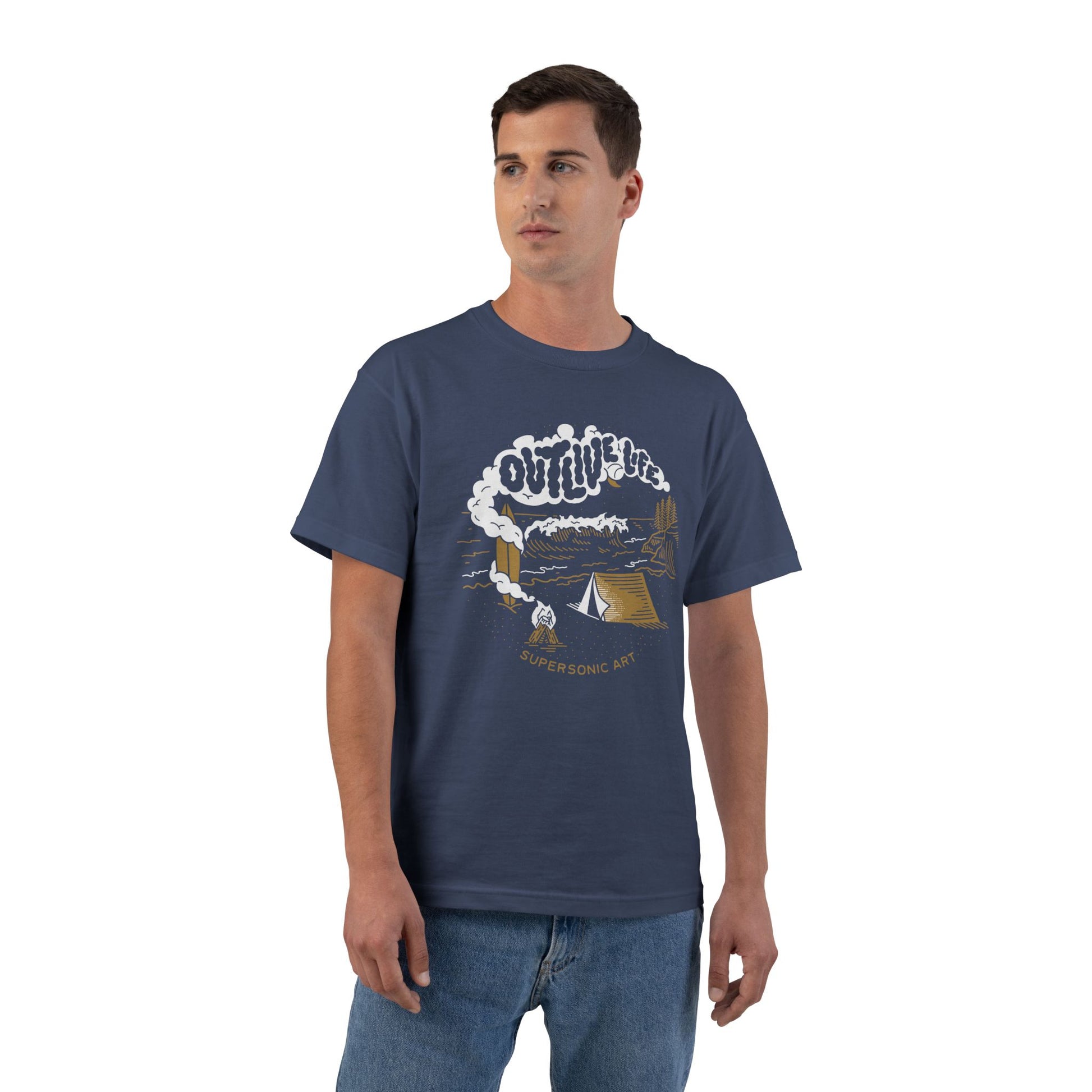 Supersonic Art's Outlive Life™ Beach Tee