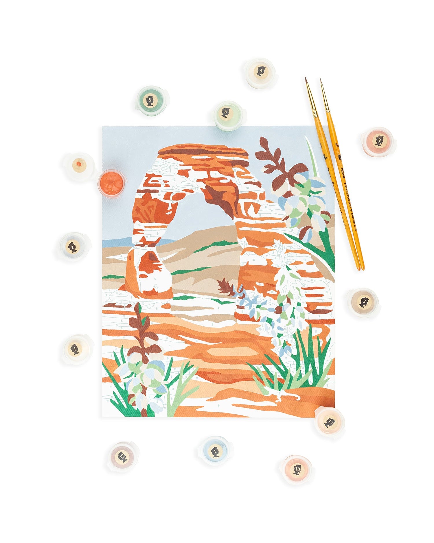 Arches National Park | 8x10 paint-by-number kit
