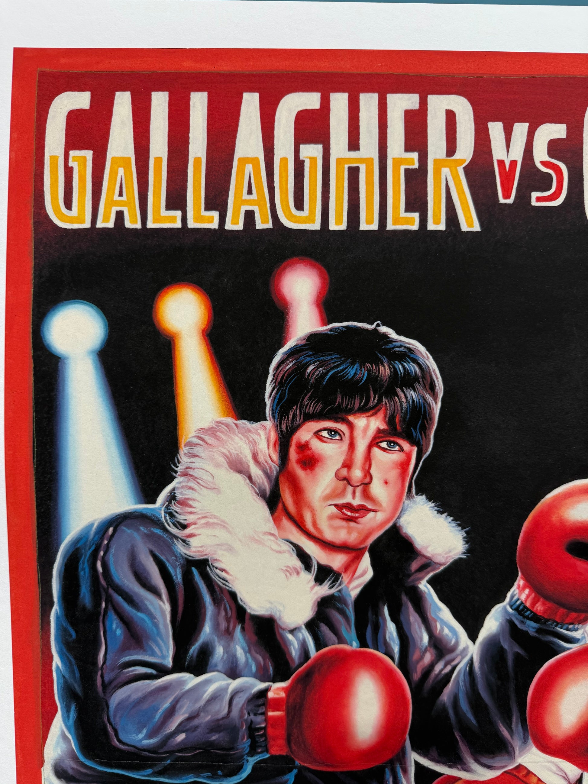 Gallagher Vs. Gallagher - Limited Edition Archival Giclée Print from Static Medium by Heavy J