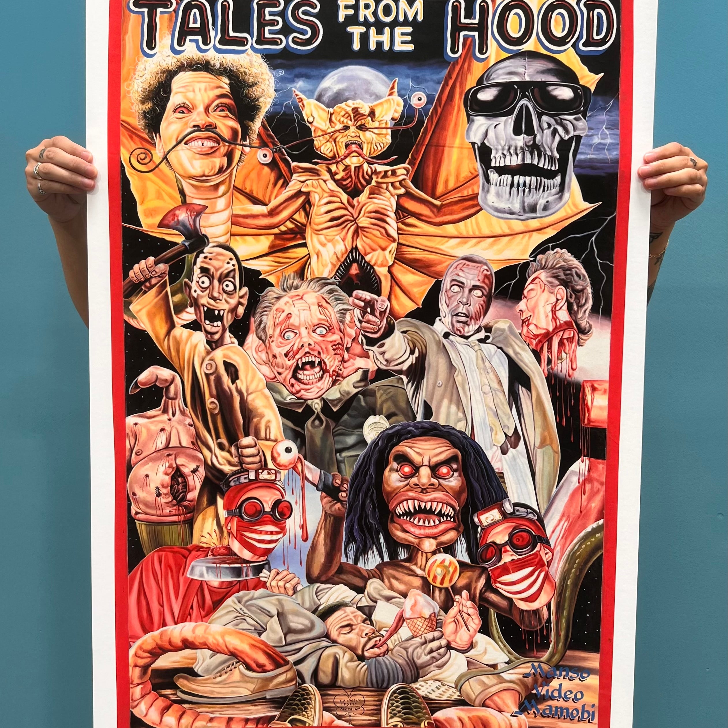 Tales from the Hood - Limited Edition Archival Giclée Print from Static Medium by C.A. Wisely