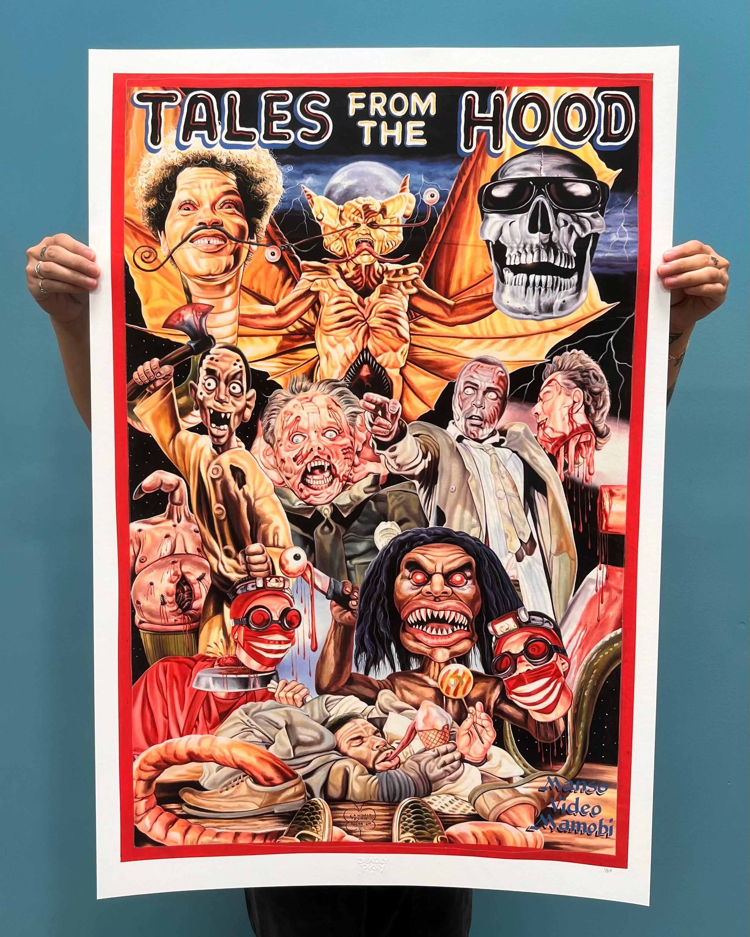 Tales from the Hood - Limited Edition Archival Giclée Print from Static Medium by C.A. Wisely