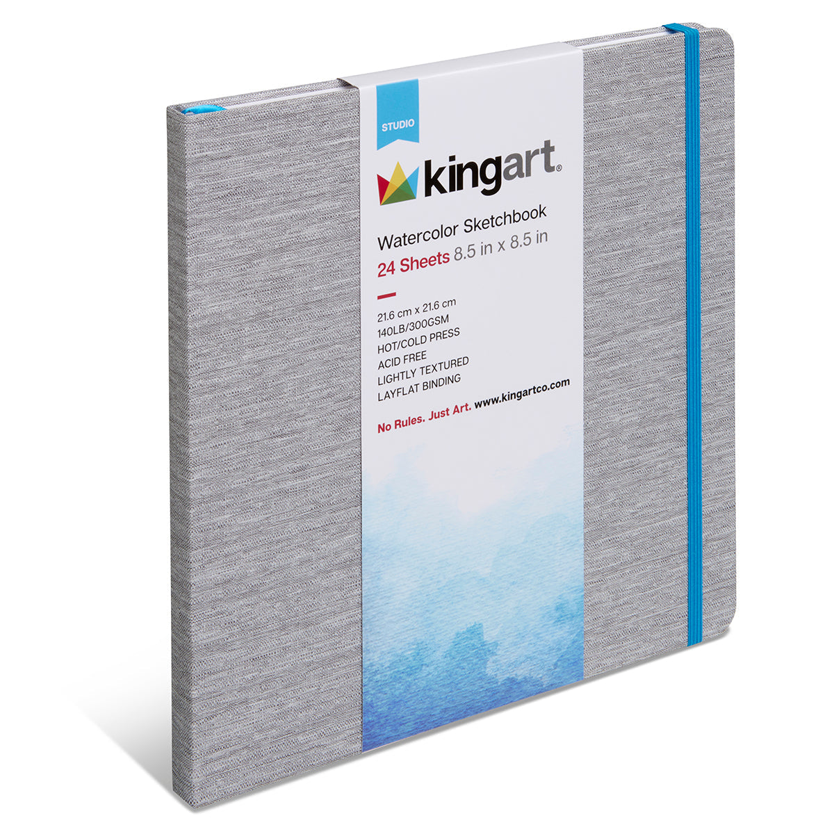 Watercolor Paper Sketchbook 8.5x8.5 24 Pages