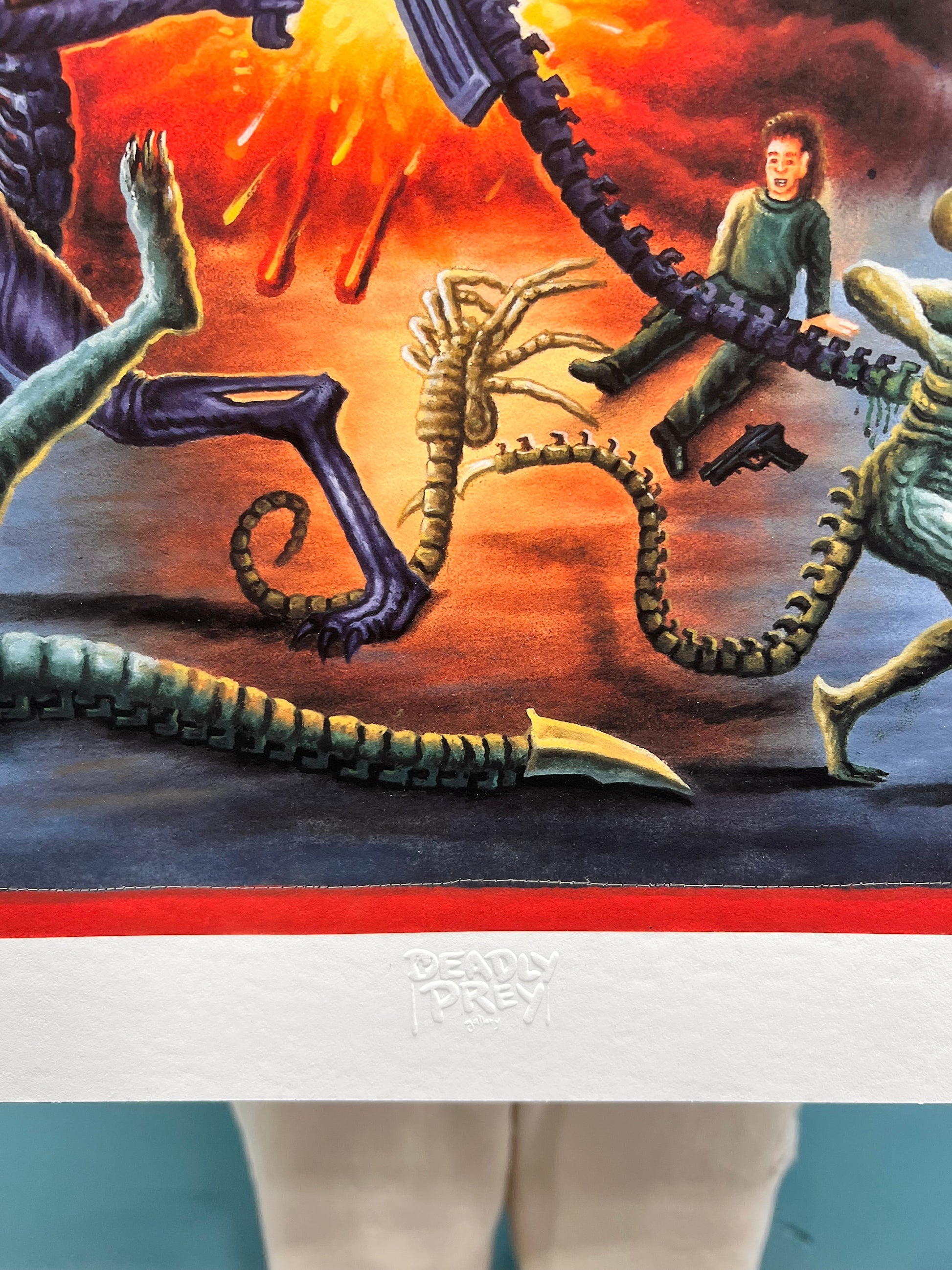 Alien - Limited Edition Archival Giclée Print from Static Medium by Mr. Nana Agyq