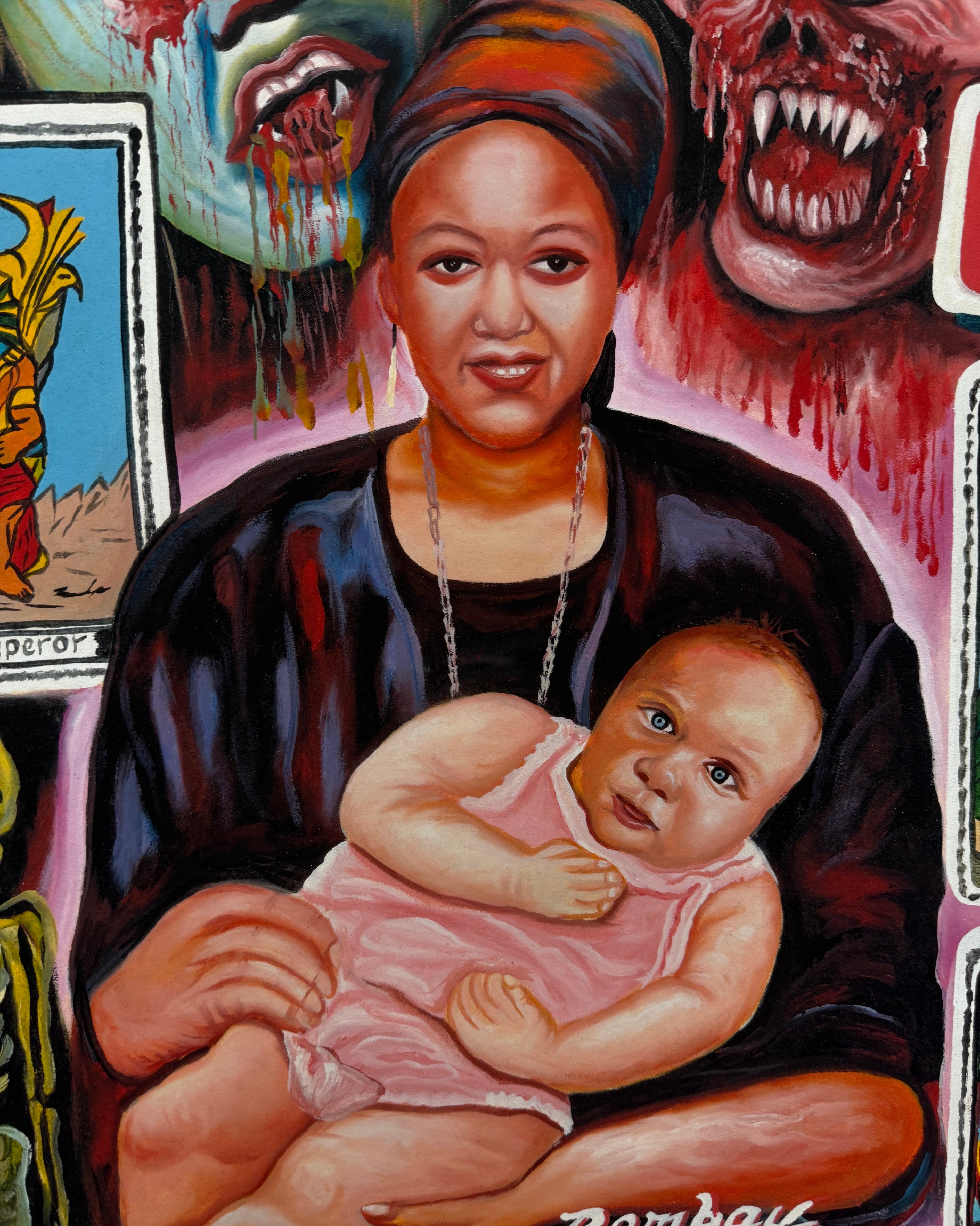 Miss Cleo - Limited Edition Archival Giclée Print from Static Medium by Farkira