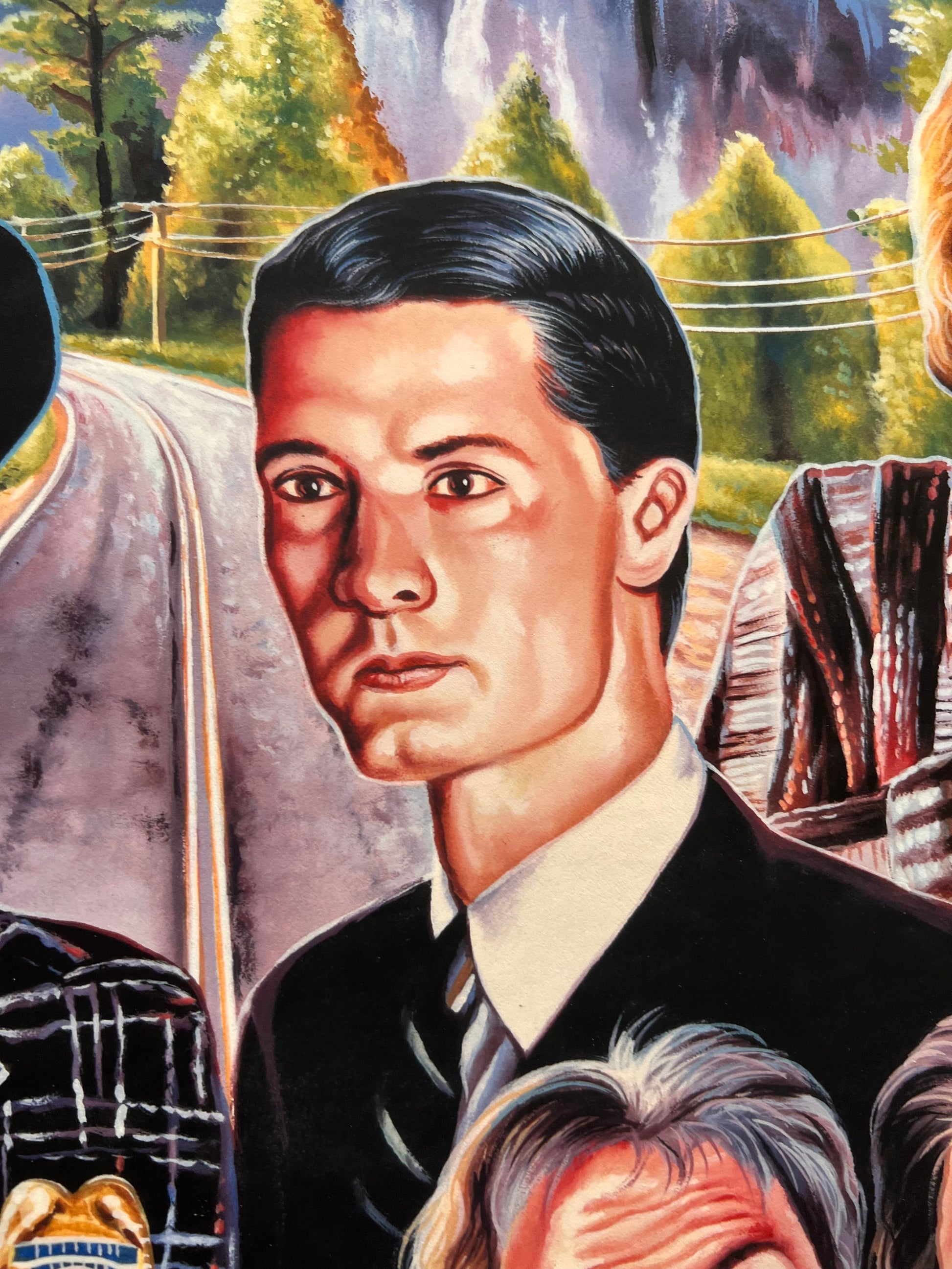 Twin Peaks - Limited Edition Archival Giclée Print from Static Medium by Heavy J