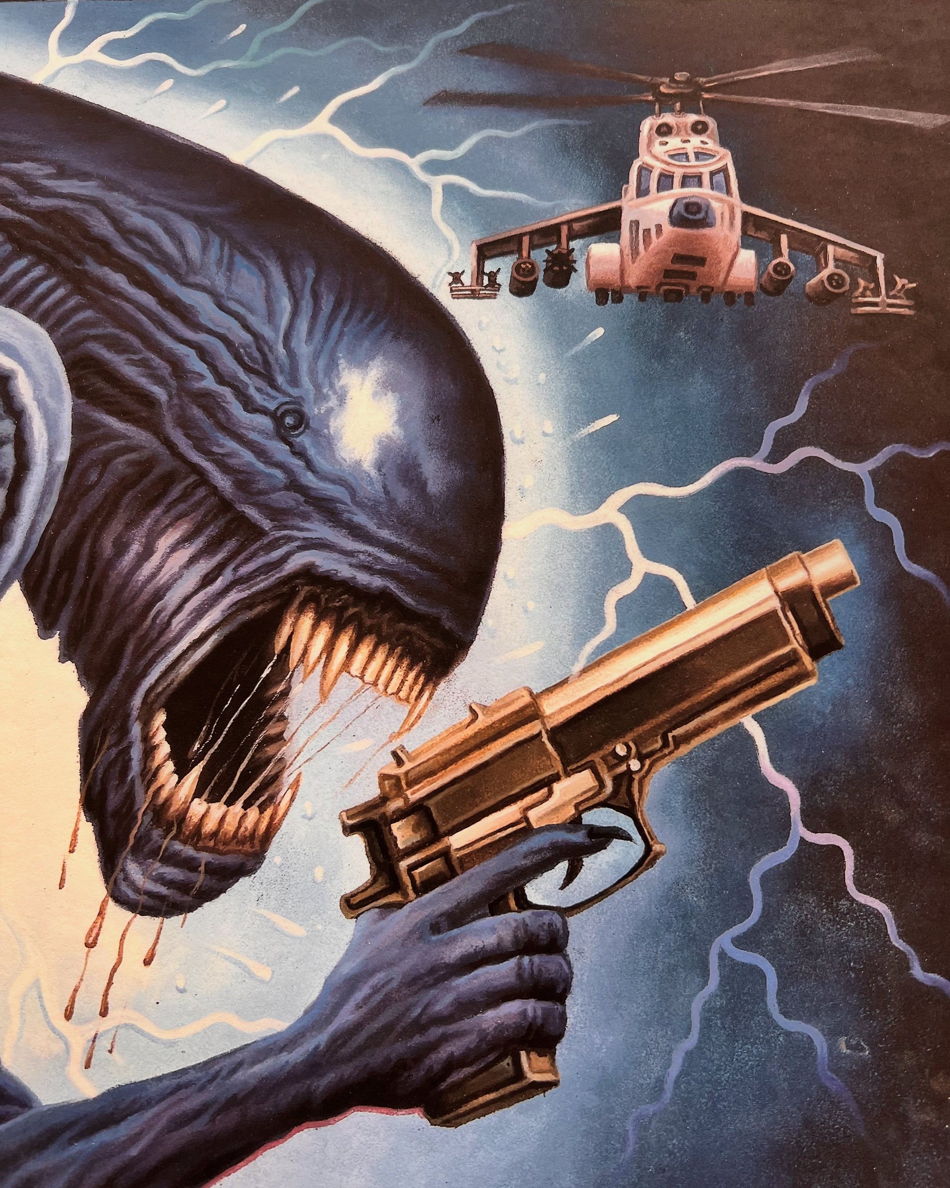 Alien - Limited Edition Archival Giclée Print from Static Medium by Mr. Nana Agyq