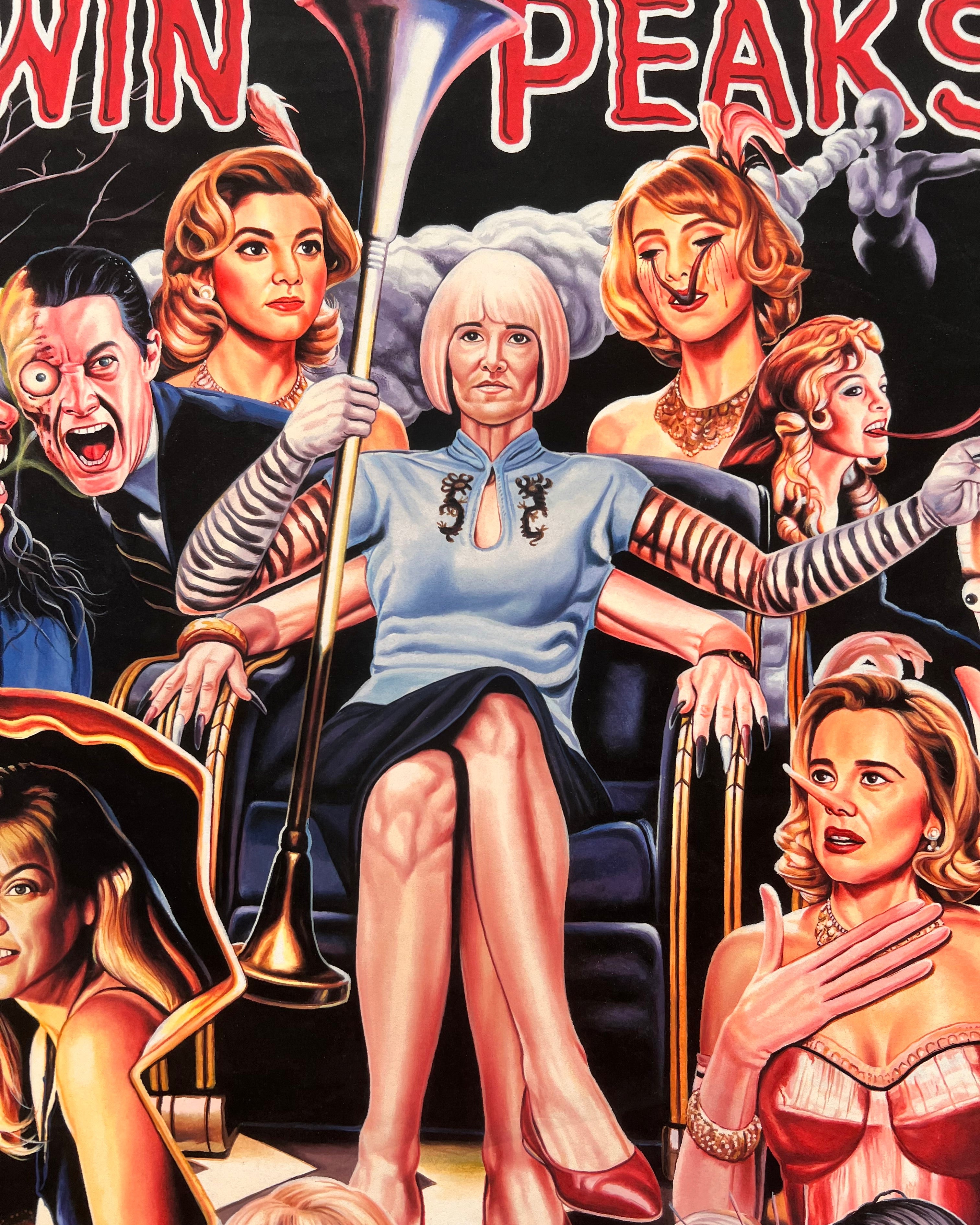 Twin Peaks - Limited Edition Archival Giclée Print from Static Medium by C.A. Wisely (Version 2 - The Return)