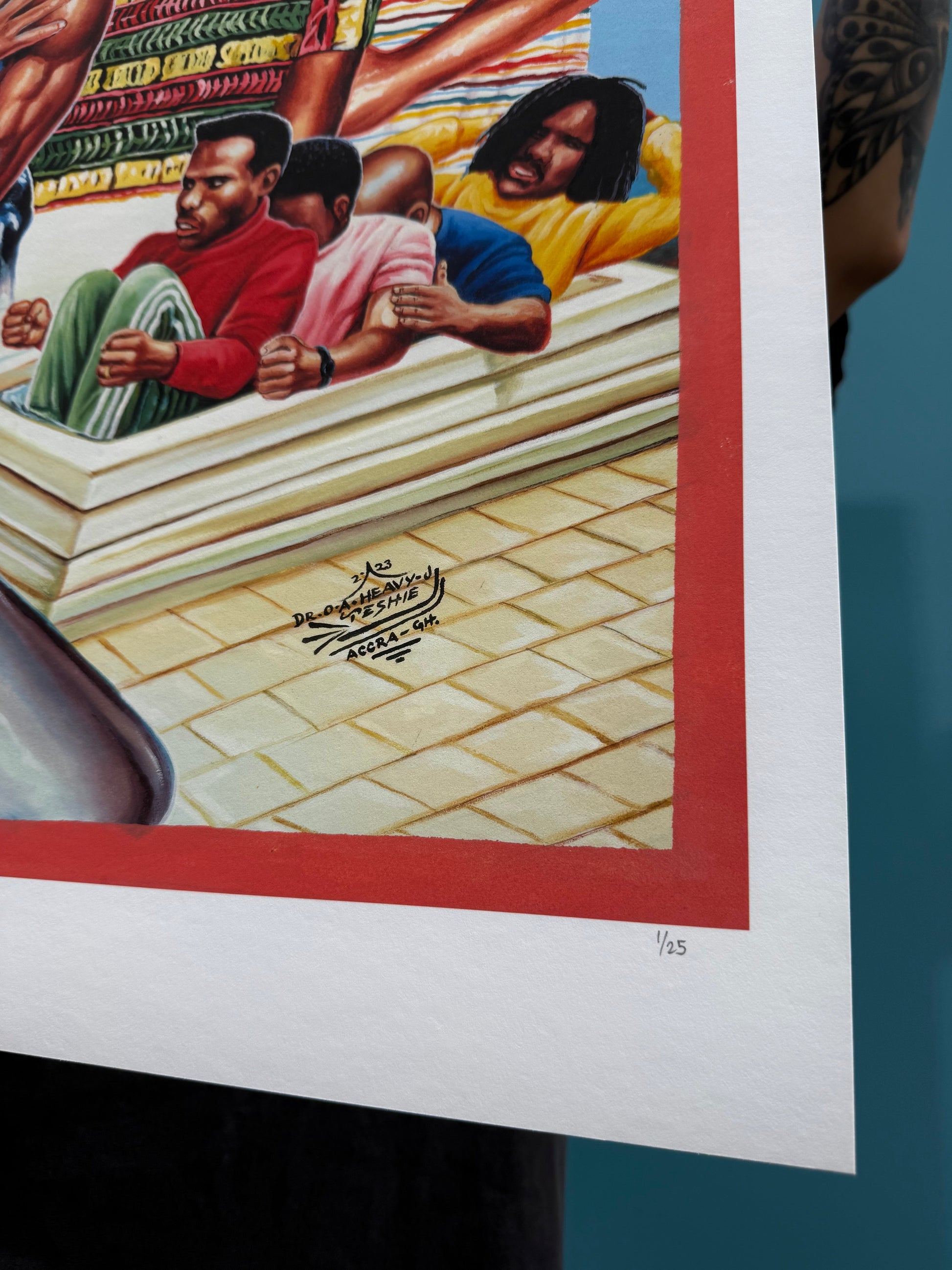 Cool Runnings - Limited Edition Archival Giclée Print from Static Medium by Heavy J