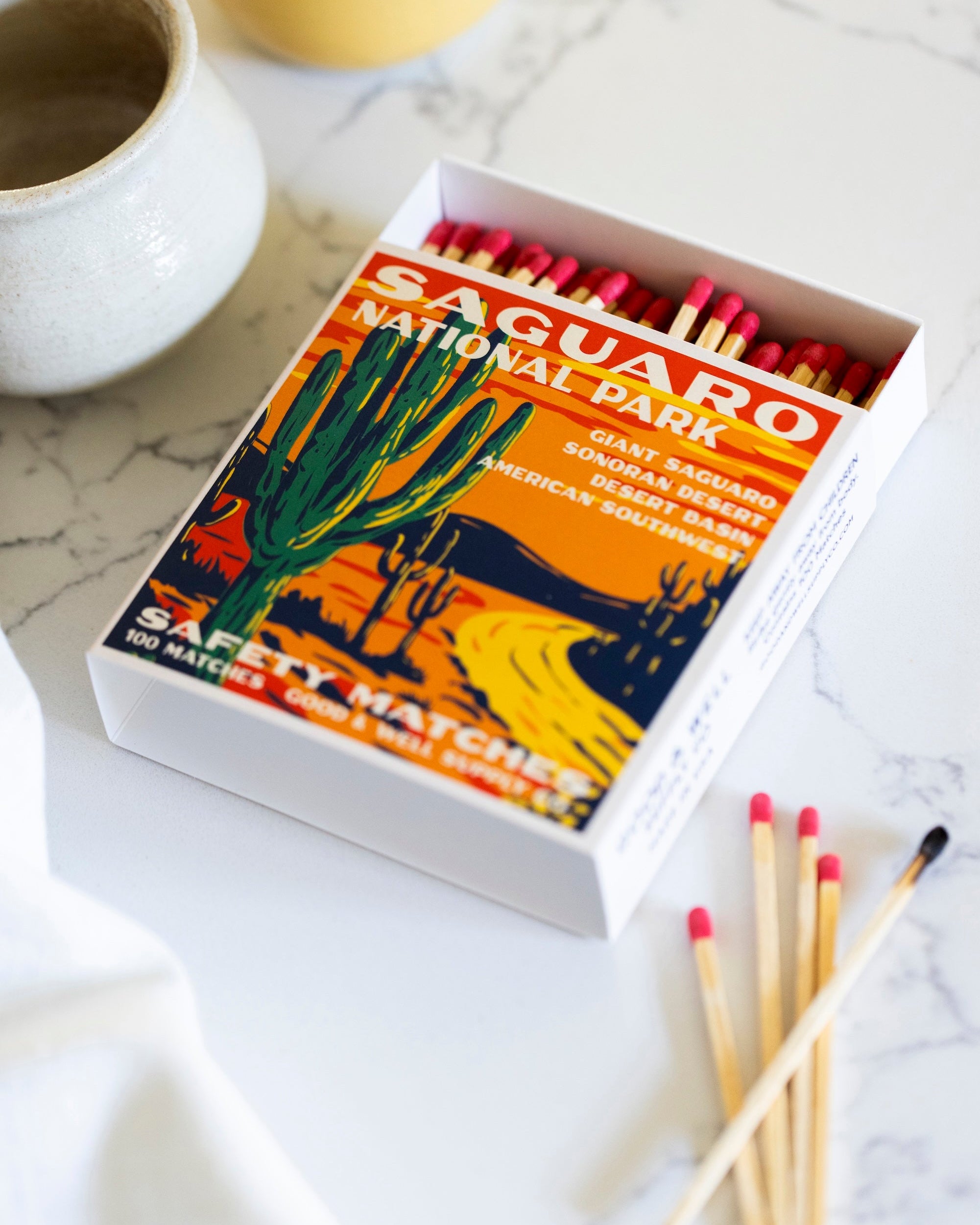 Saguaro Vintage National Park Cabin Matches