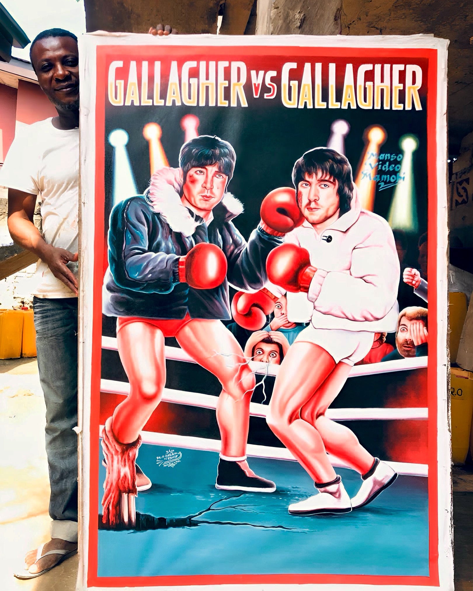 Gallagher Vs. Gallagher - Limited Edition Archival Giclée Print from Static Medium by Heavy J