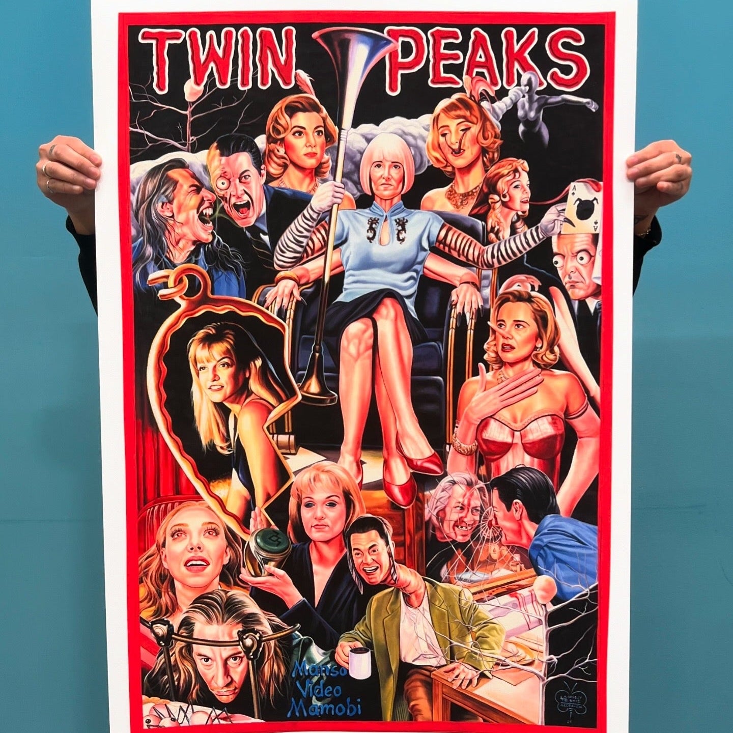 Twin Peaks - Limited Edition Archival Giclée Print from Static Medium by C.A. Wisely (Version 2 - The Return)