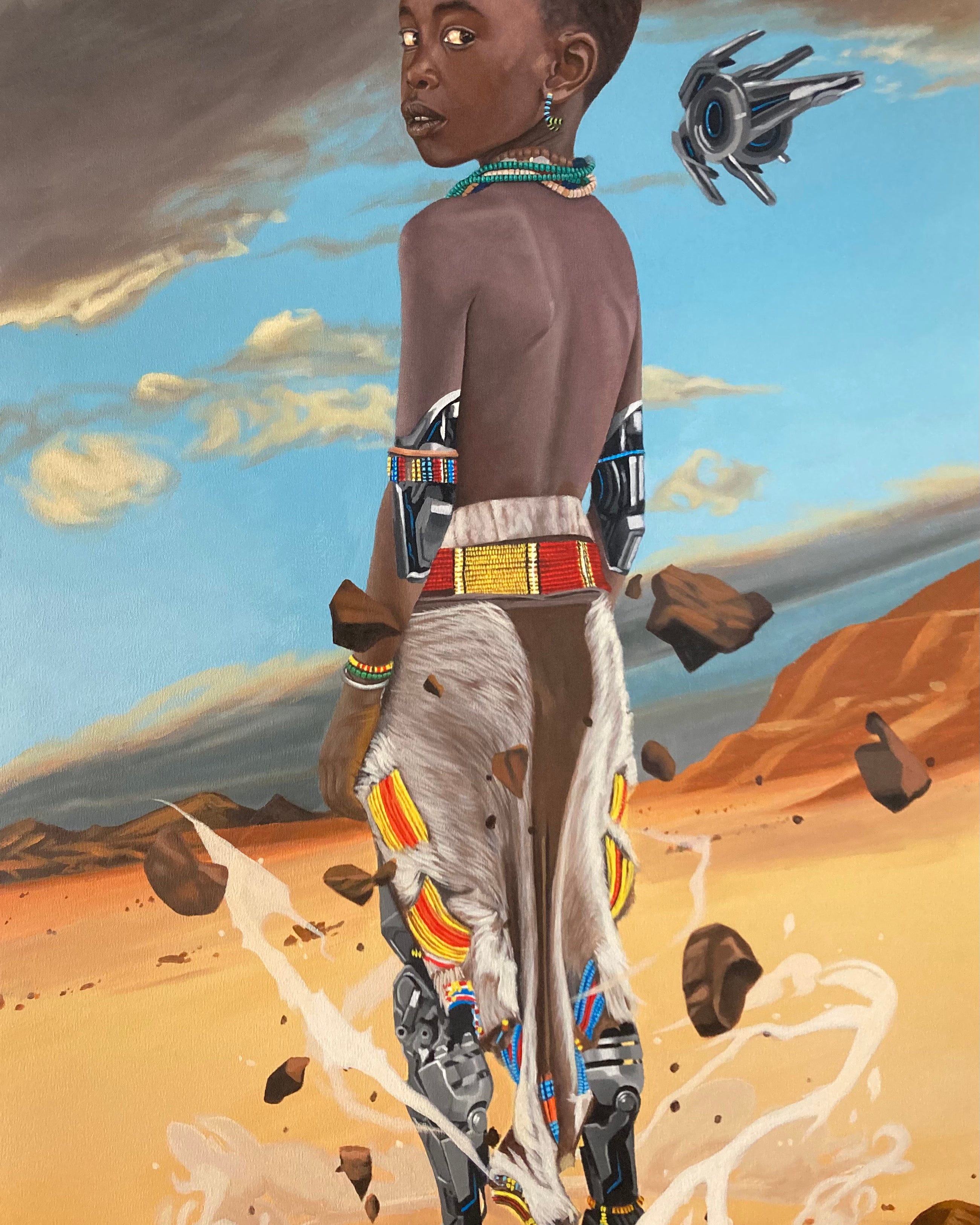"Intsimbi Yasentlango (Desert Cyborg)"
