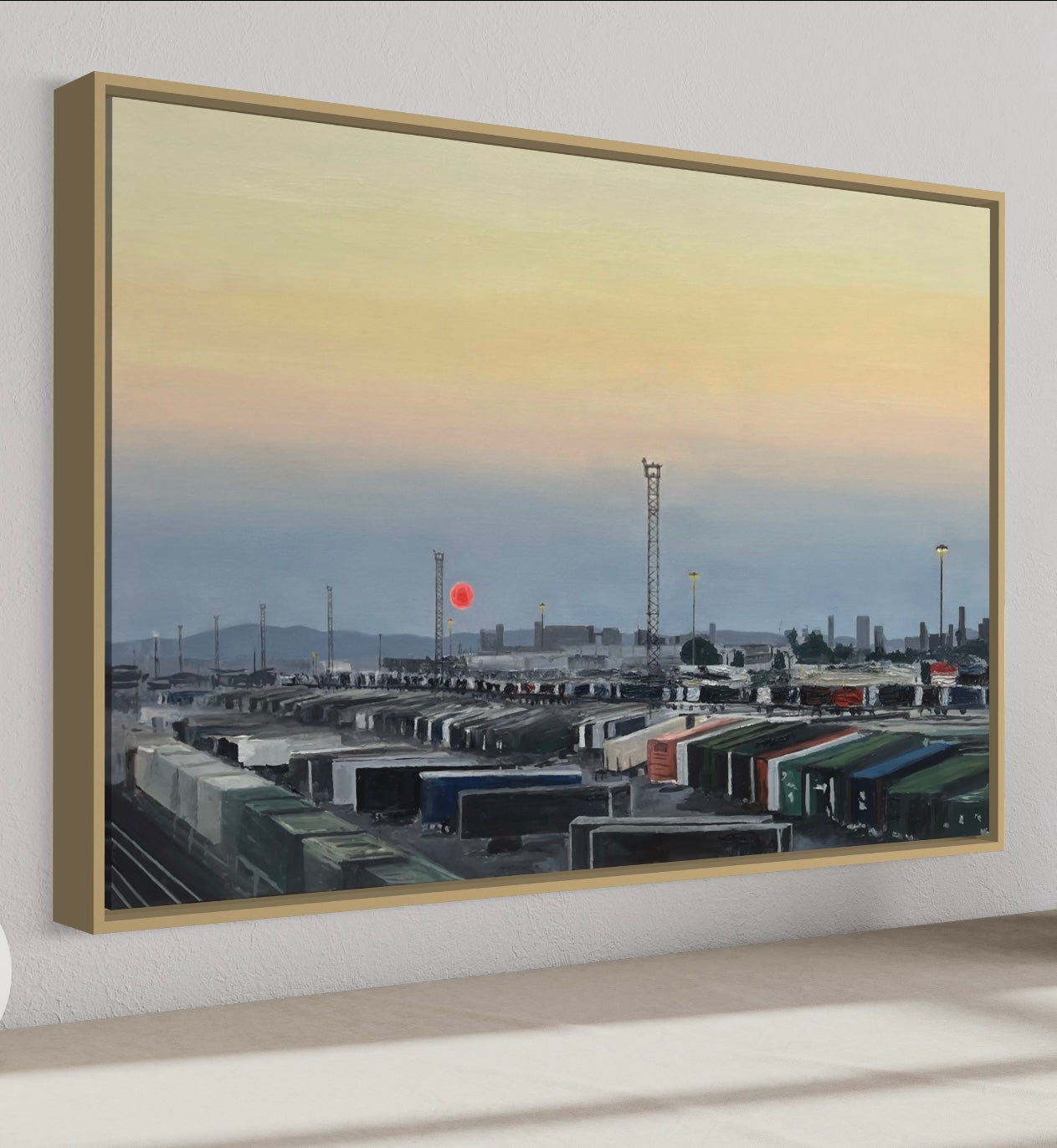 "Shipping Container 1; Fire in the Sky"