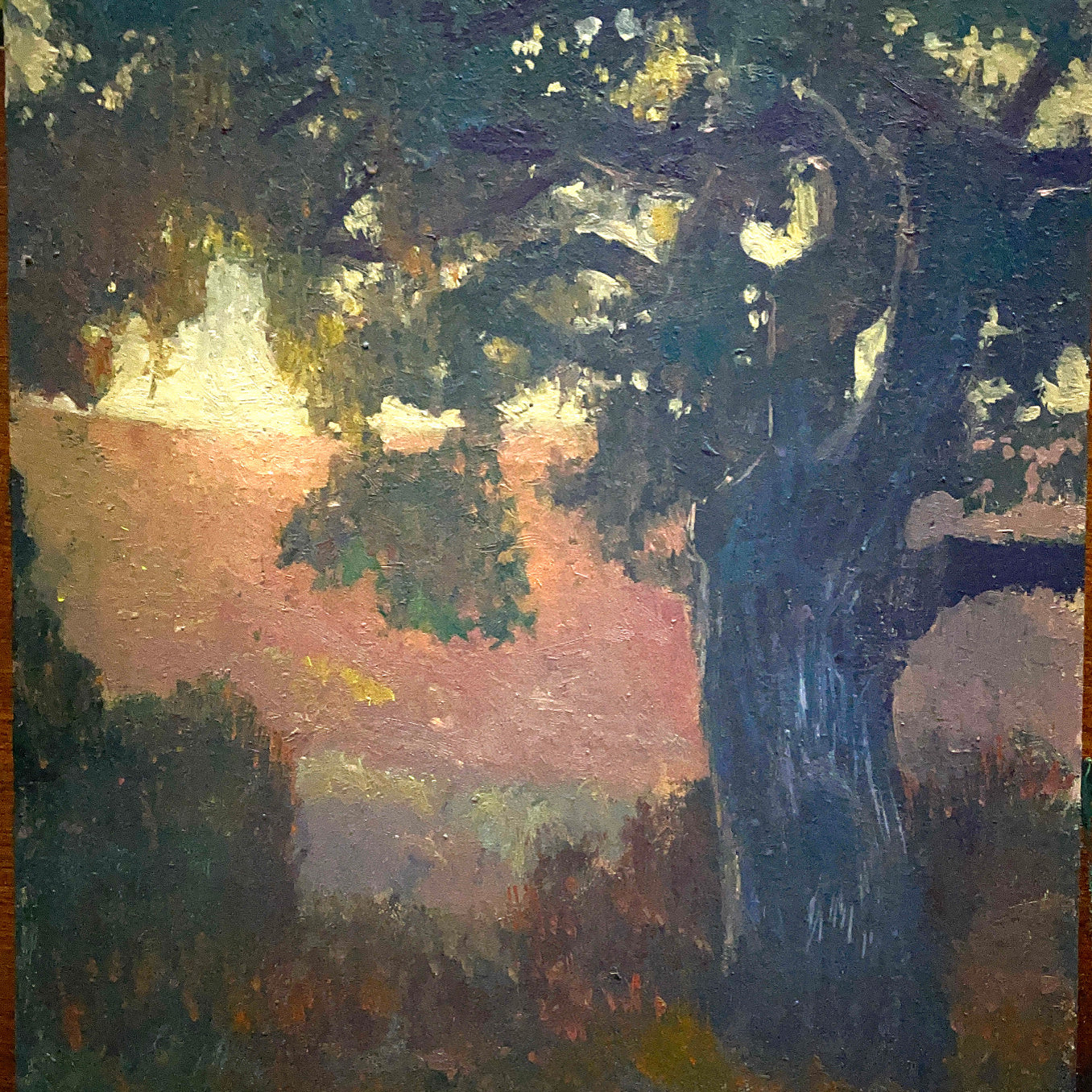 "Smoke and Haze at Sunset"