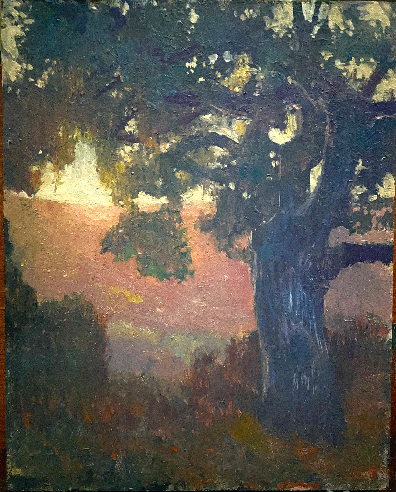 "Smoke and Haze at Sunset"