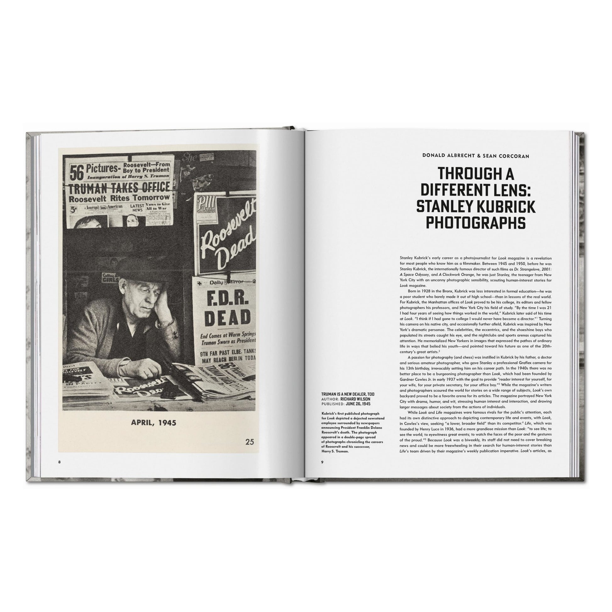 Stanley Kubrick Photographs. Through a Different Lens (German, French, English)