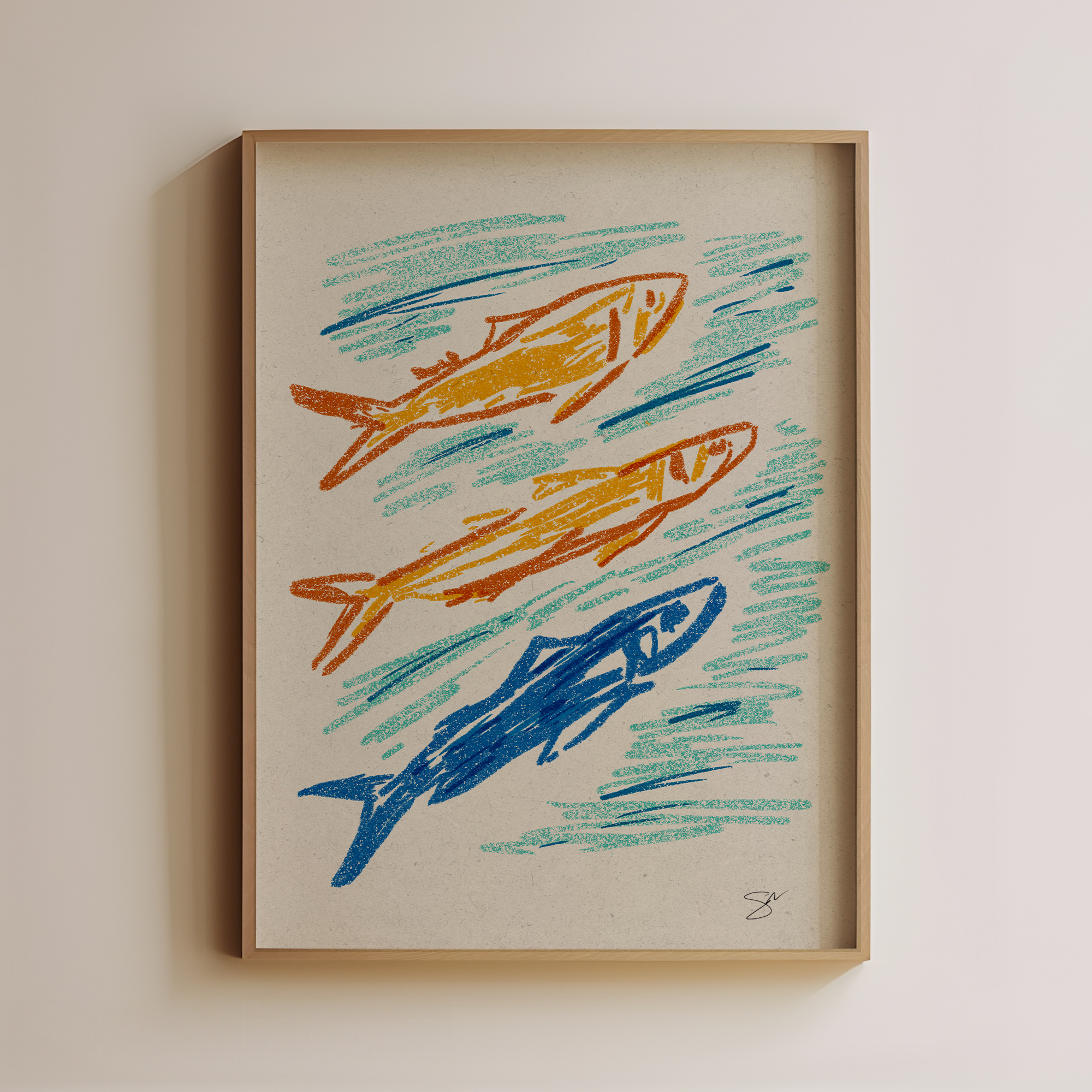 Fish Sardines by Seb Moran